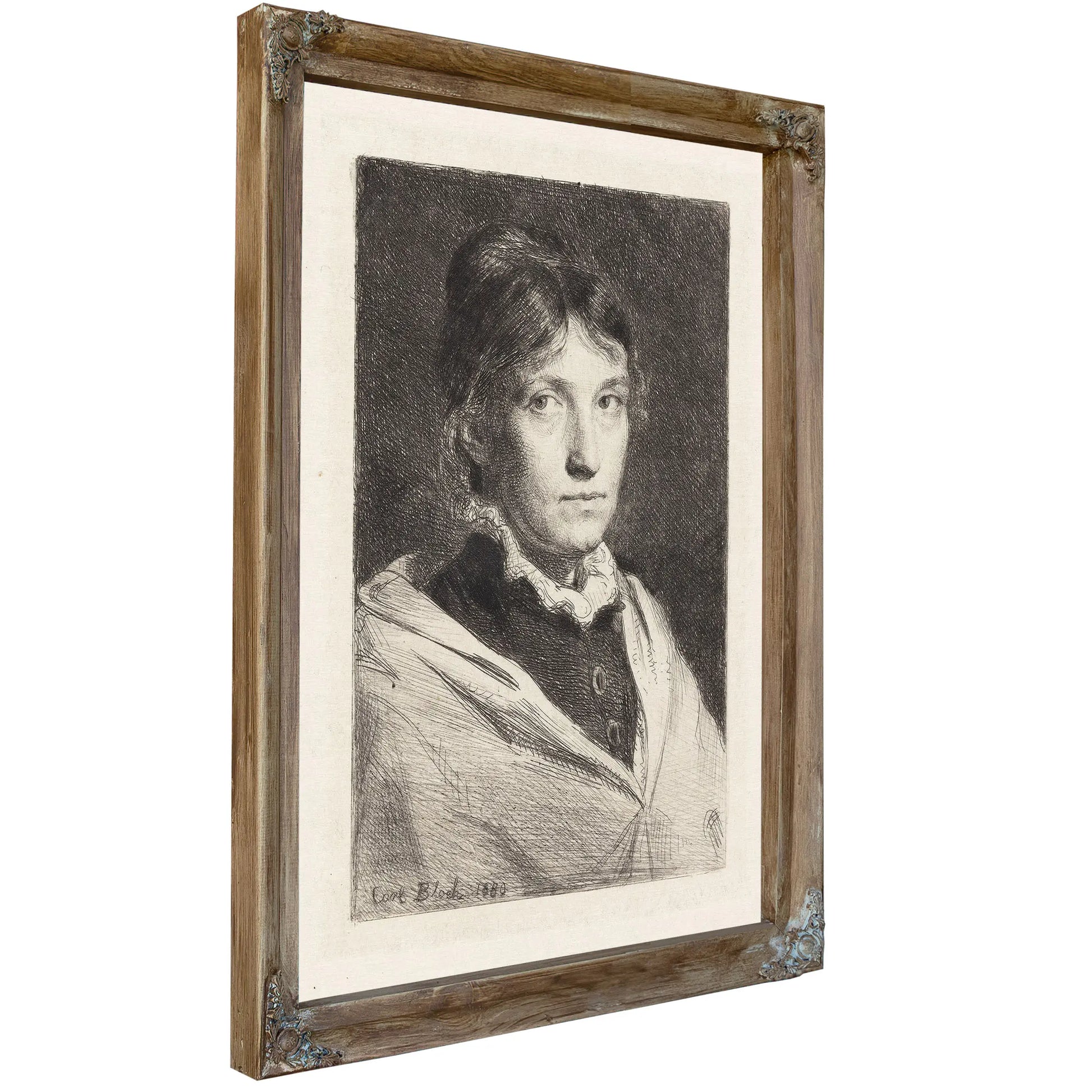 Portrait Of Alma Bloch by Carl Bloch