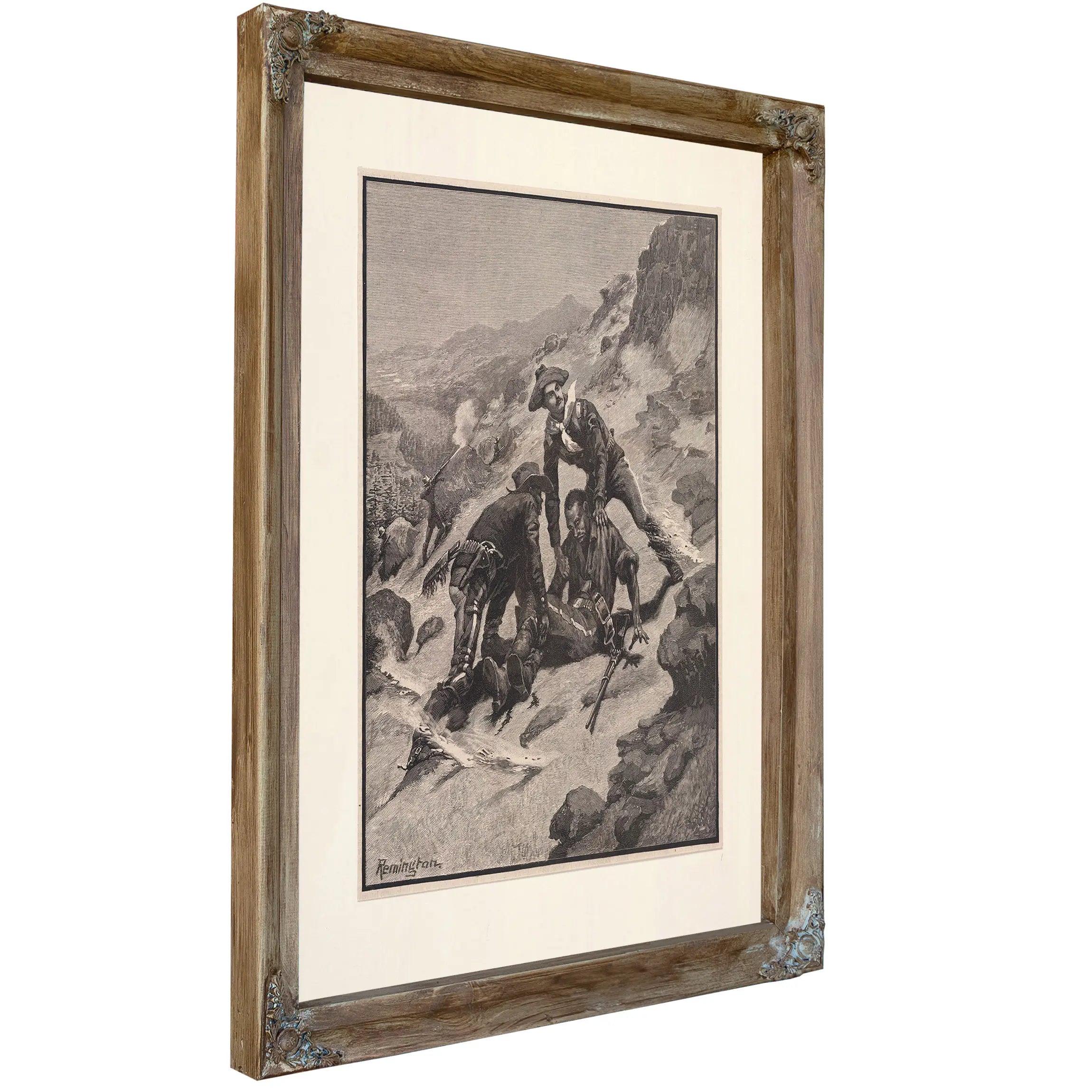 Soldiering In The Southwest The Rescue Of Corporal Scott by Frederic Remington