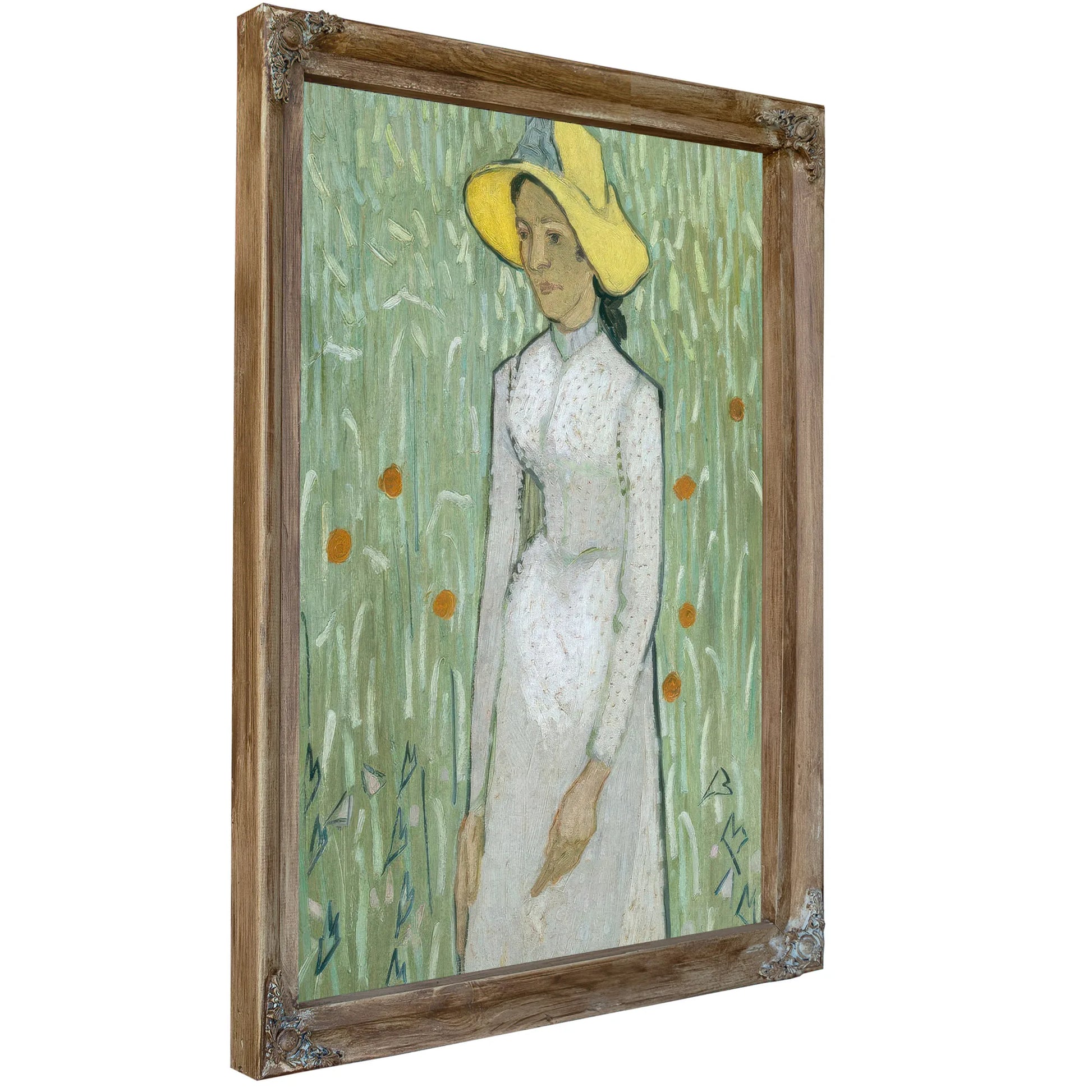 Girl In White By Vincent Van Gogh Fine Art Print