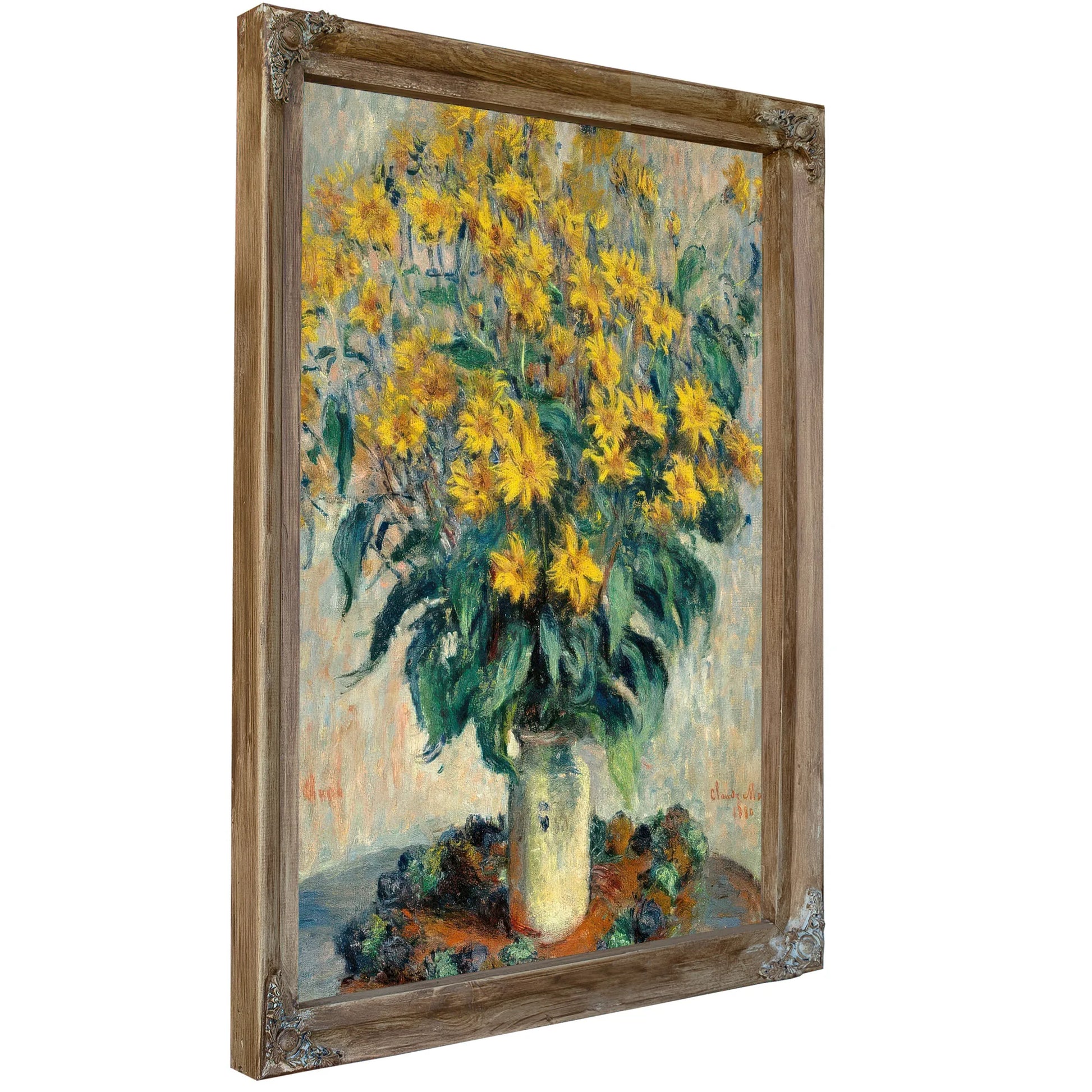 Jerusalem Artichoke By Claude Monet Fine Art Print