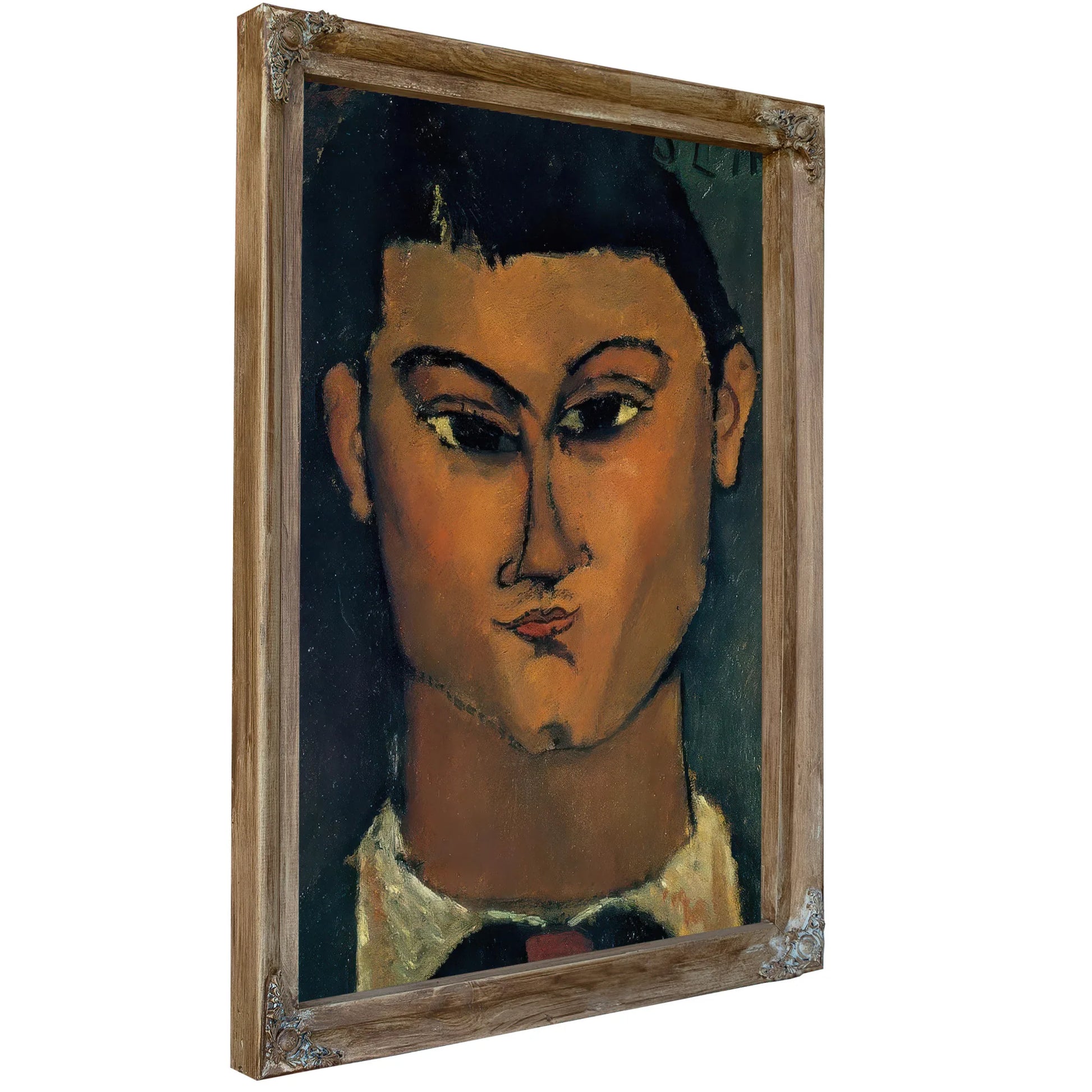 Portrait Of Moise Kisling 1915 By Amedeo Modigliani Fine Art Print