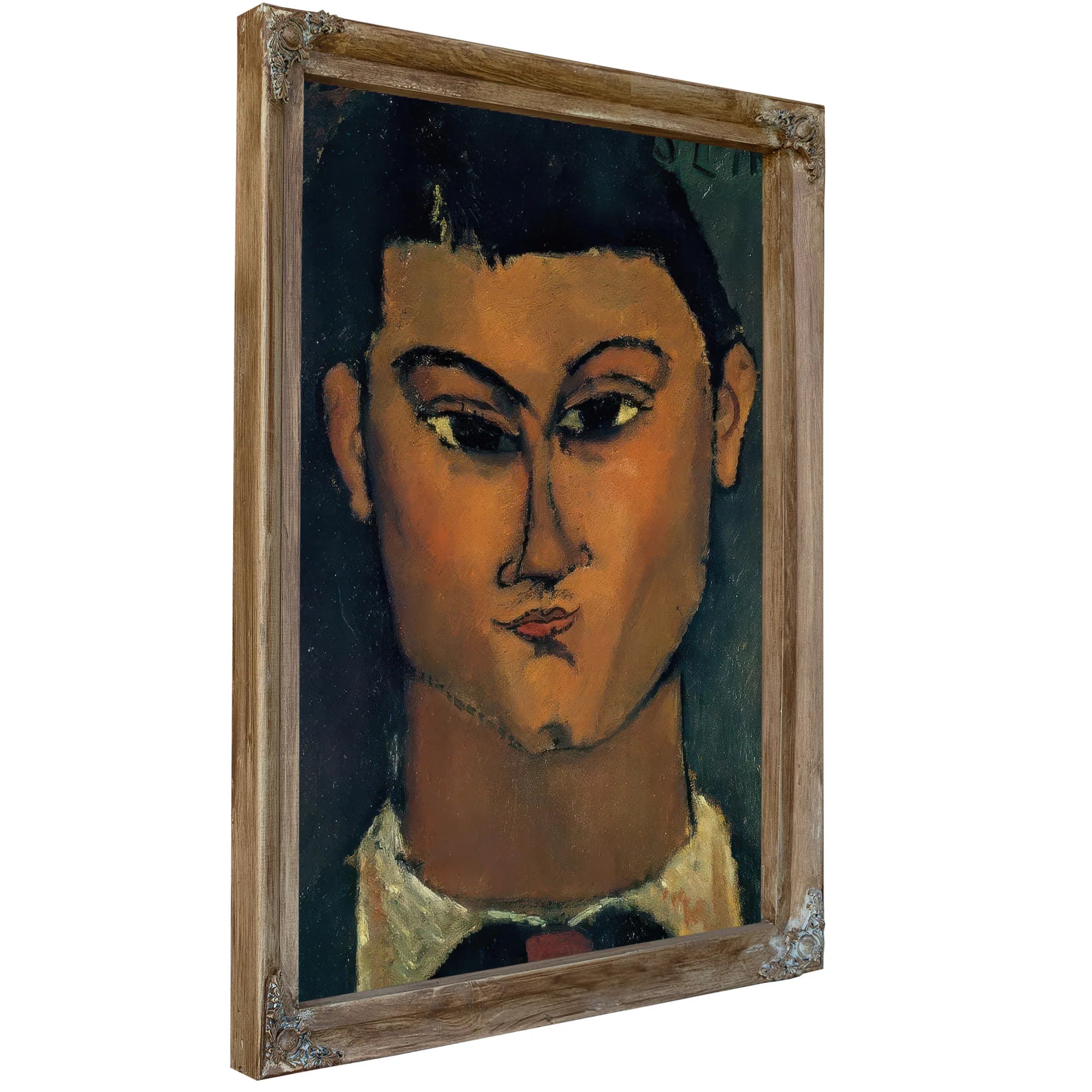 Portrait Of Moise Kisling 1915 By Amedeo Modigliani Fine Art Print