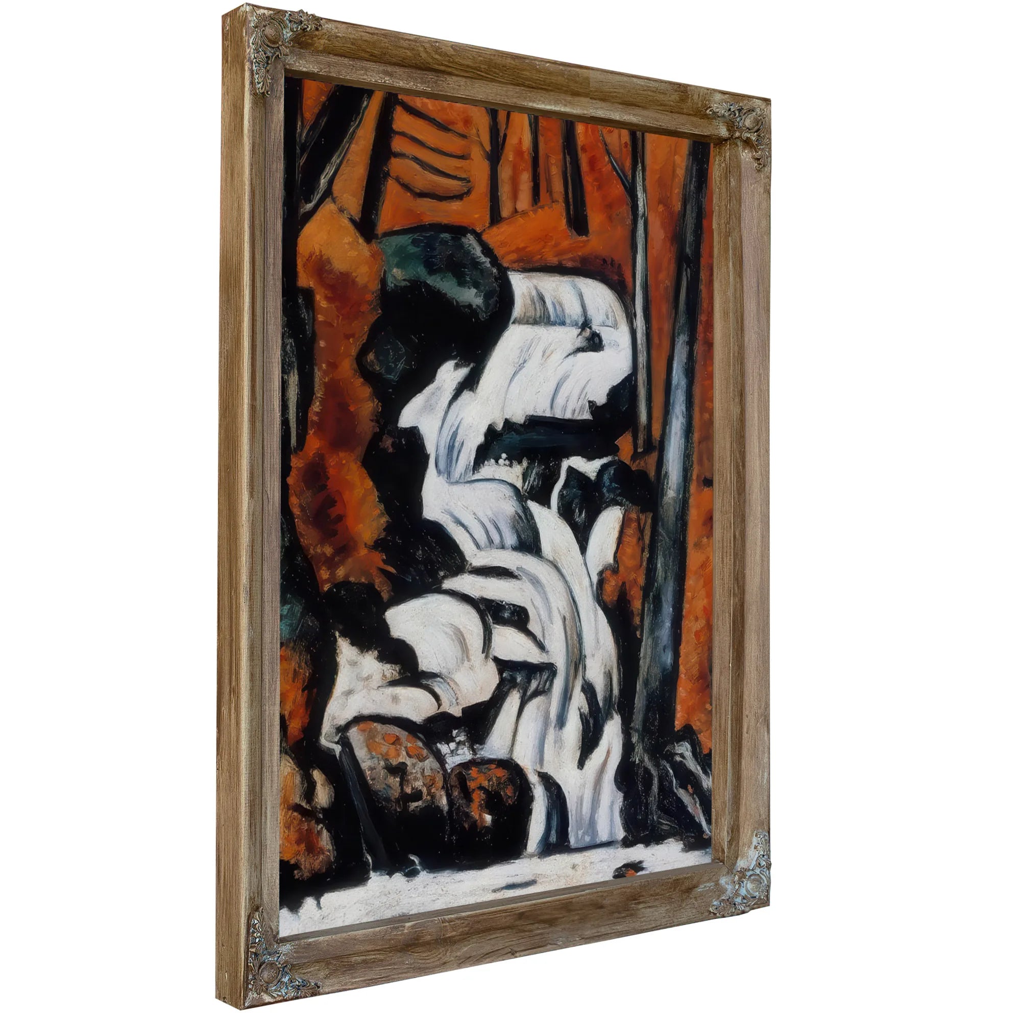Smelt Brook Falls By Marsden Hartley Fine Art Print