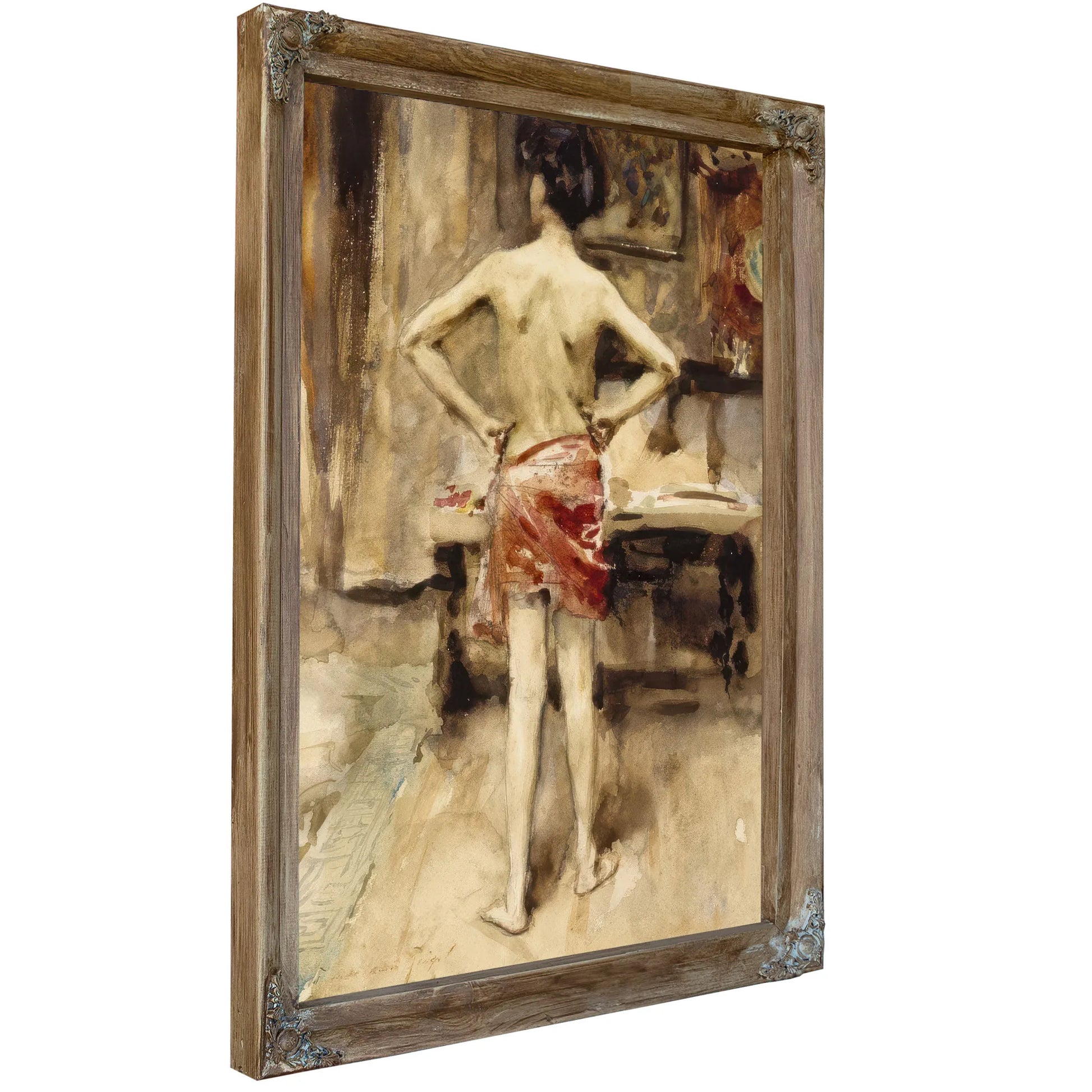 The Model By John Singer Sargent Fine Art Print