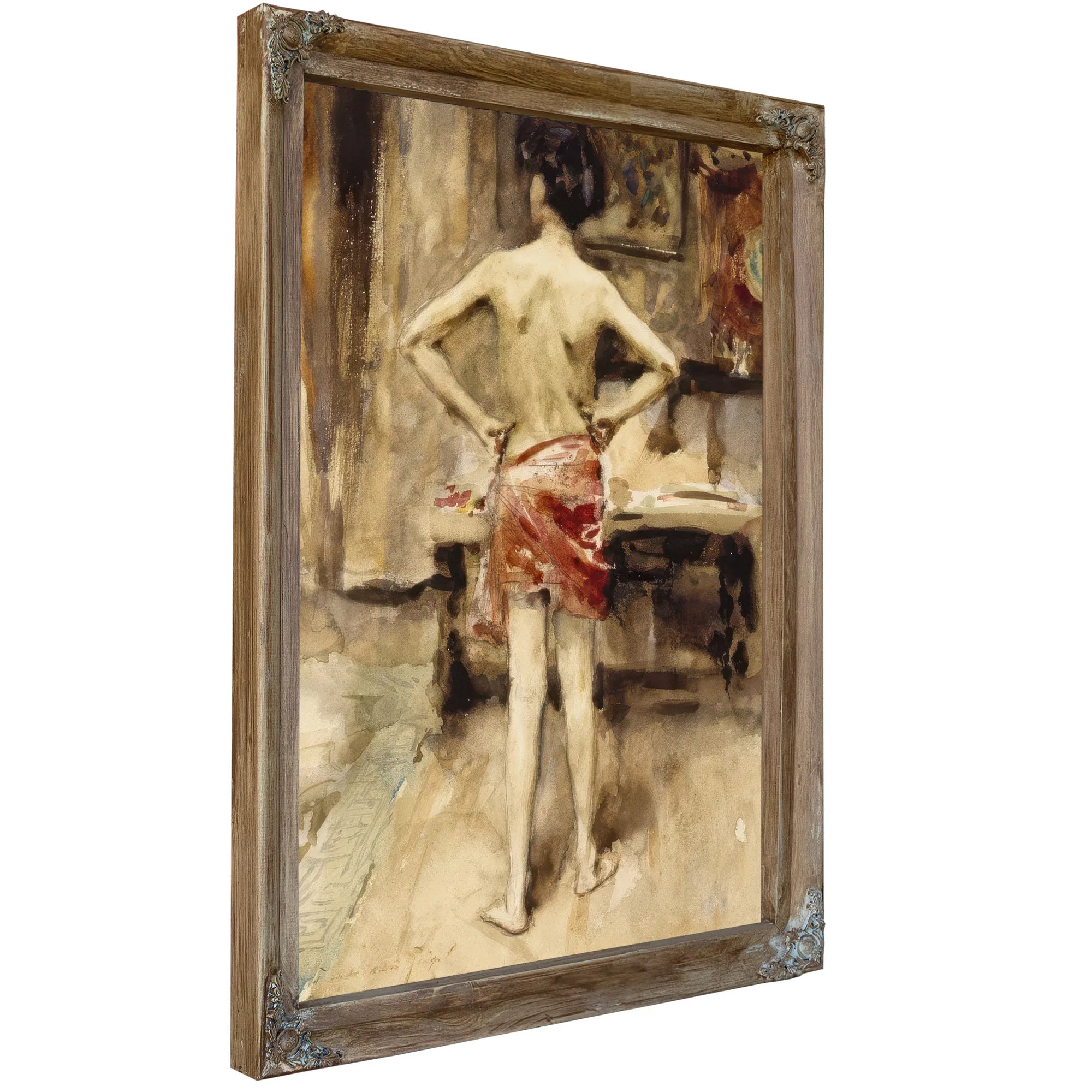 The Model By John Singer Sargent Fine Art Print