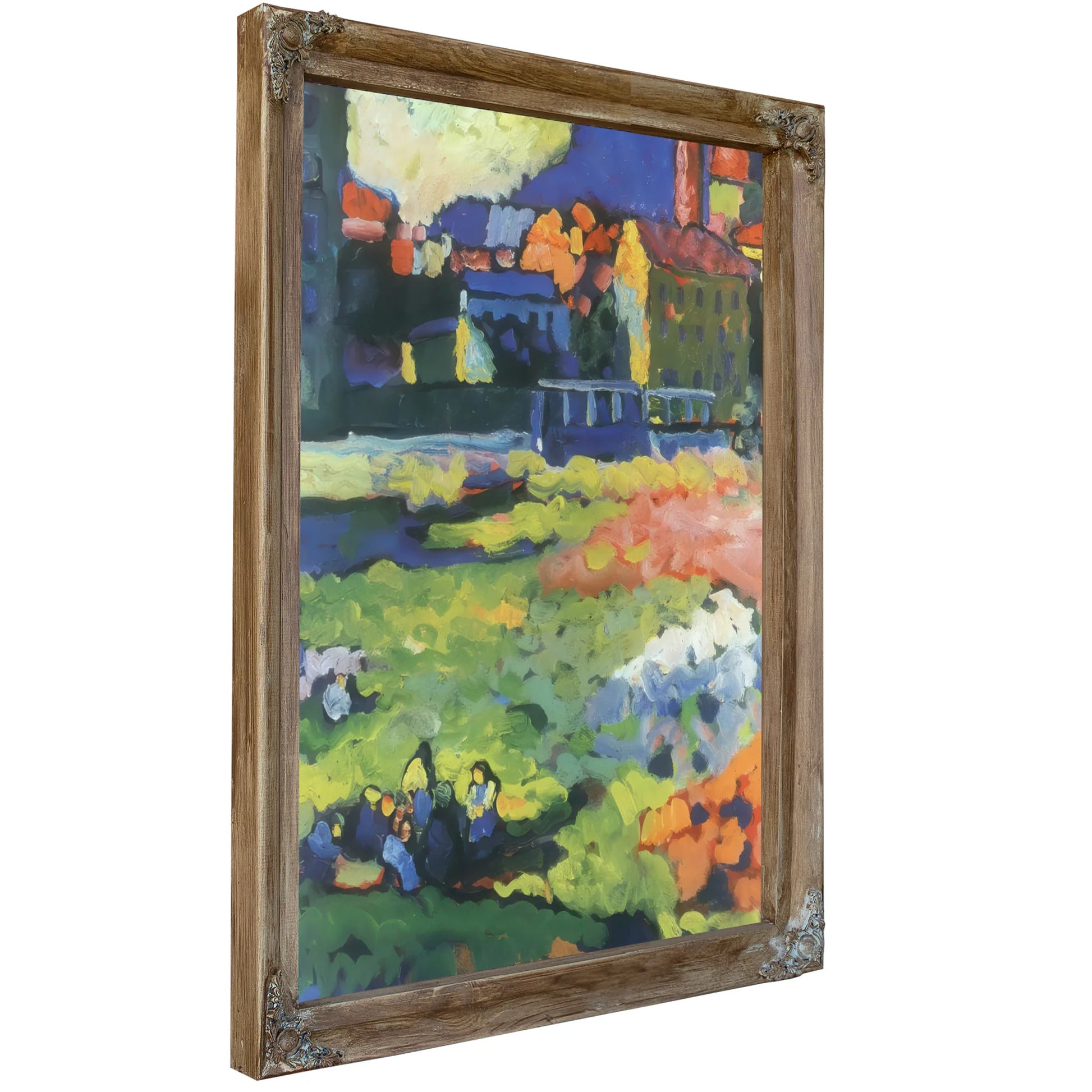 Munich Schwabing With The Church Of St. Ursul 1908 By Wassily Kandinsky Fine Art Print