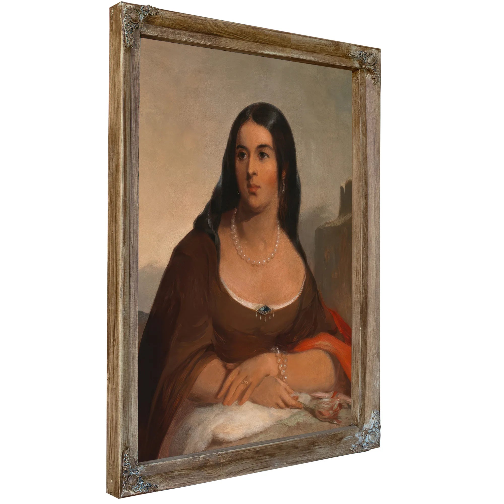 Pocahontas By Thomas Sully Fine Art Print