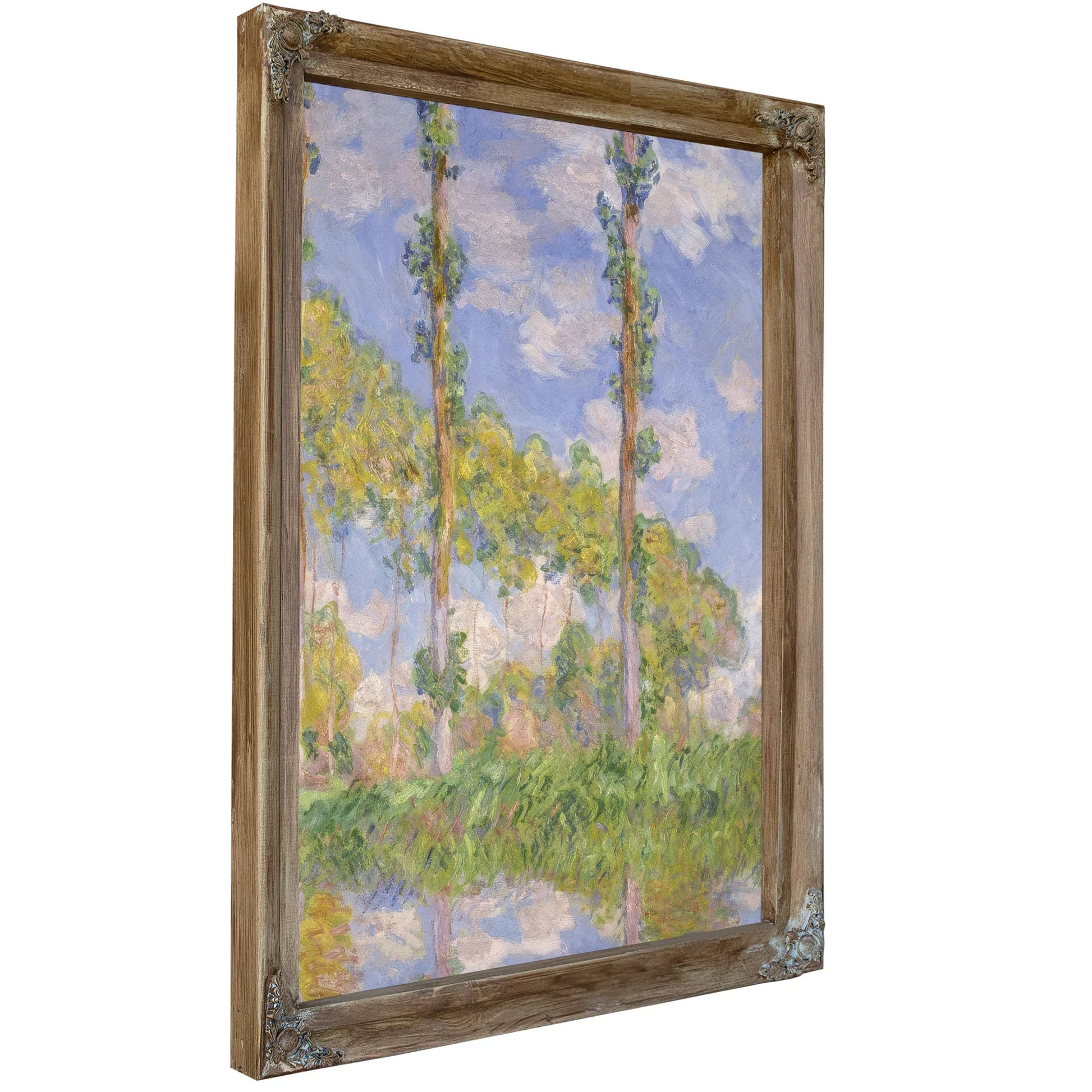 Poplars In The Sun By Claude Monet Fine Art Print