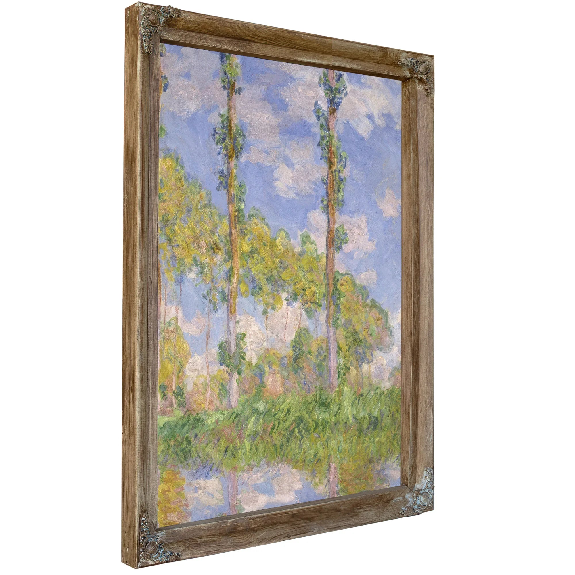 Poplars In The Sun By Claude Monet Fine Art Print