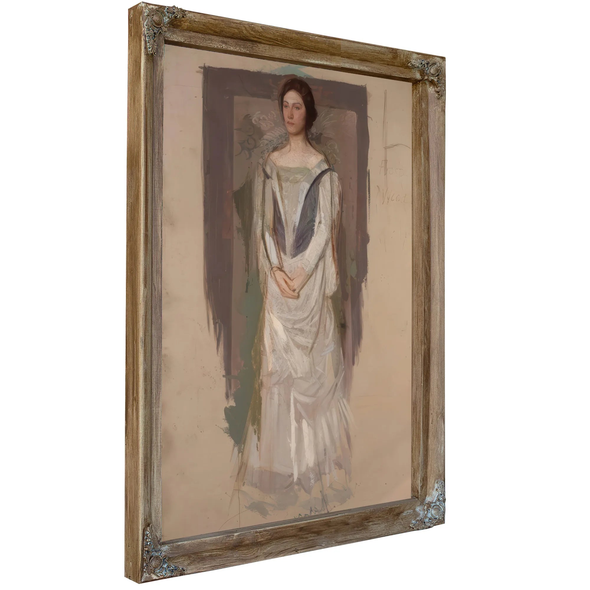 Standing Woman By Abbott Handerson Thayer Fine Art Print