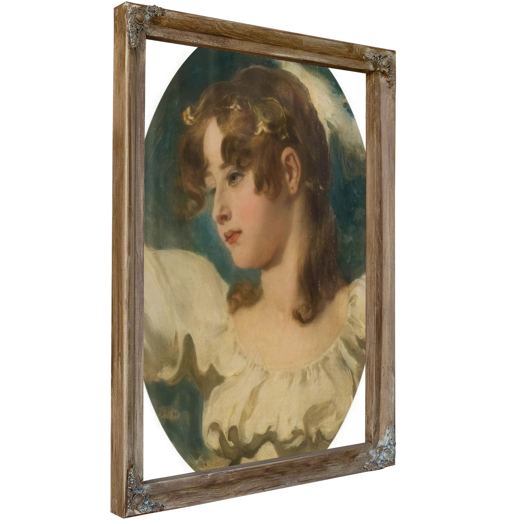 Innocence Head Of A Young Girl By William Etty Fine Art Print