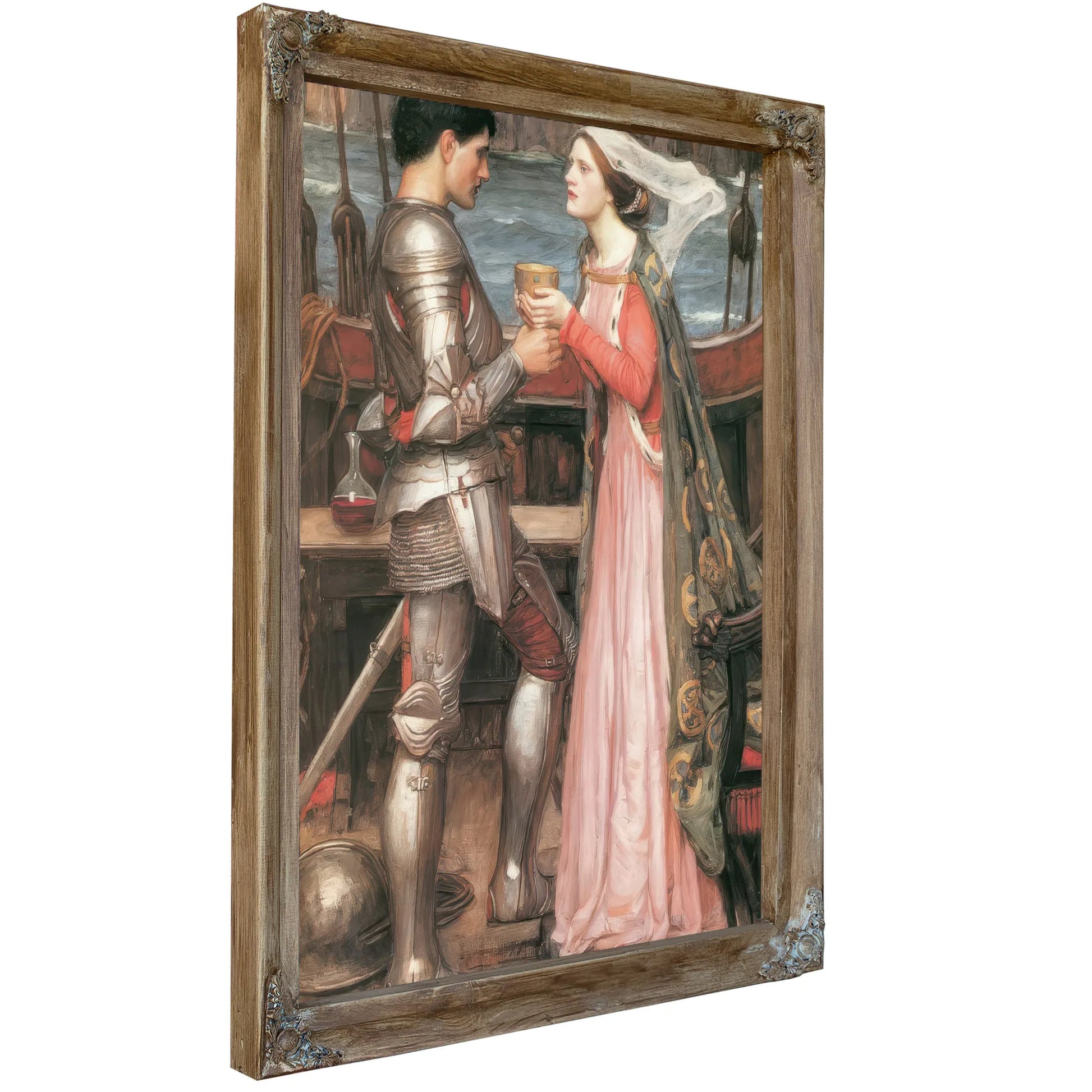 Tristram And Isolde By John Waterhouse Fine Art Print