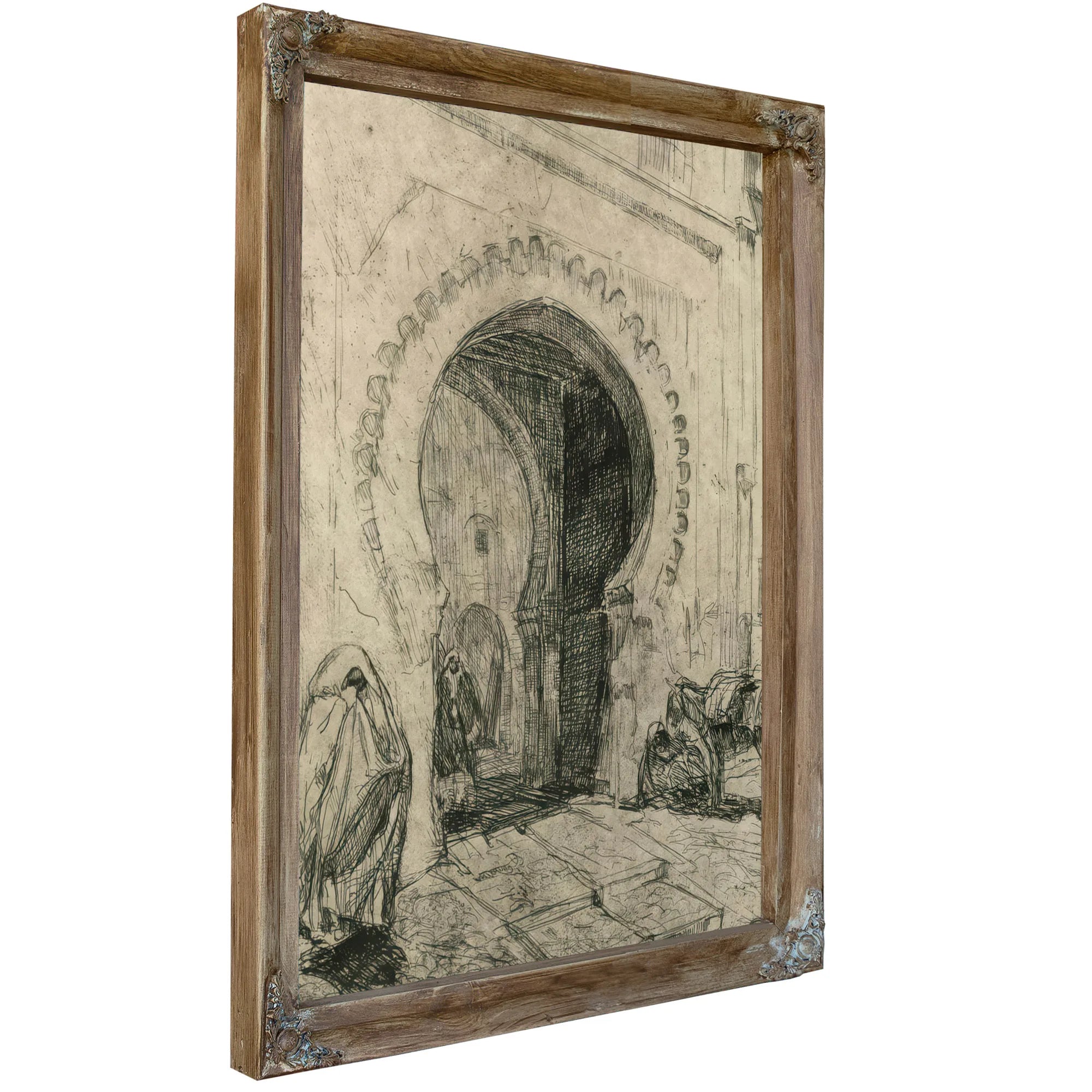 Gate In Tangier By Henry Ossawa Tanner Fine Art Print