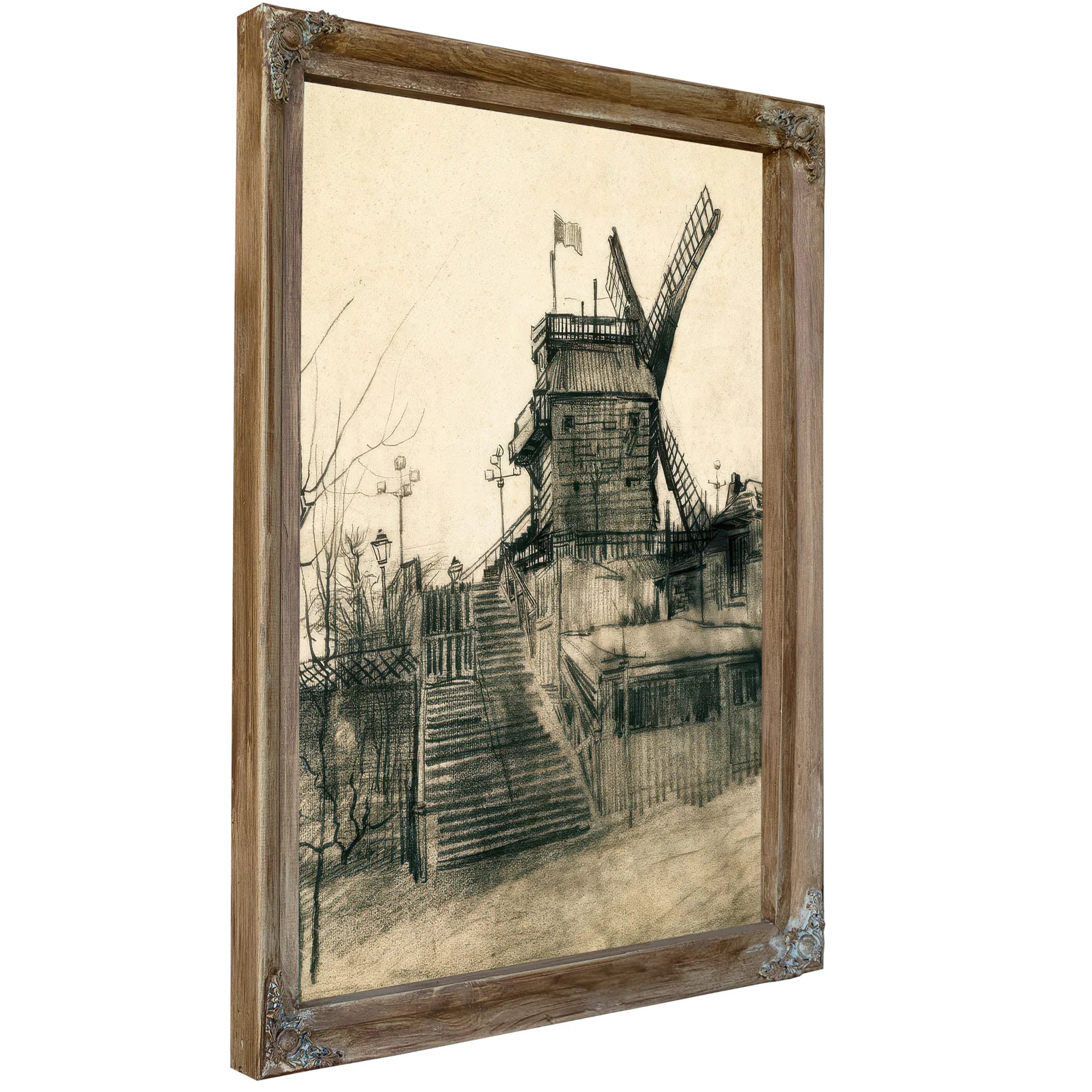 Moulin De La Galette By Vincent Van Gogh Fine Art Print