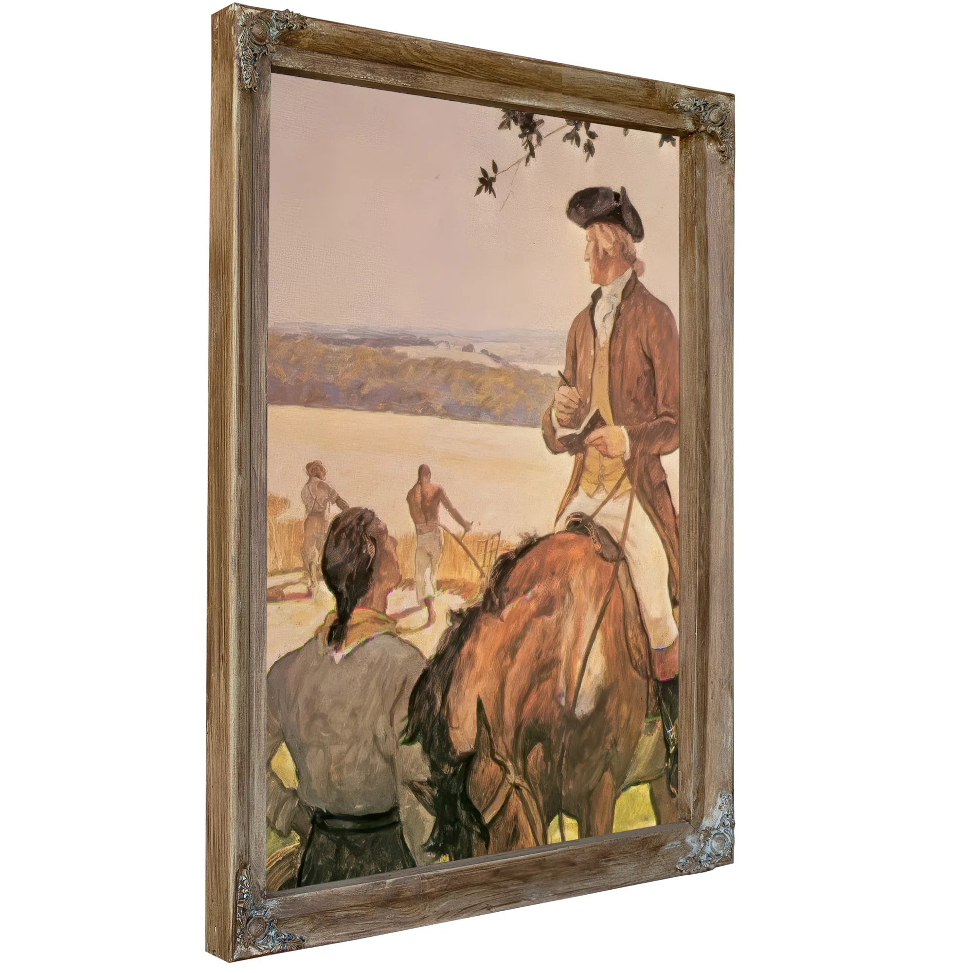 First Farmer Of The Land By NC Wyeth Fine Art Print