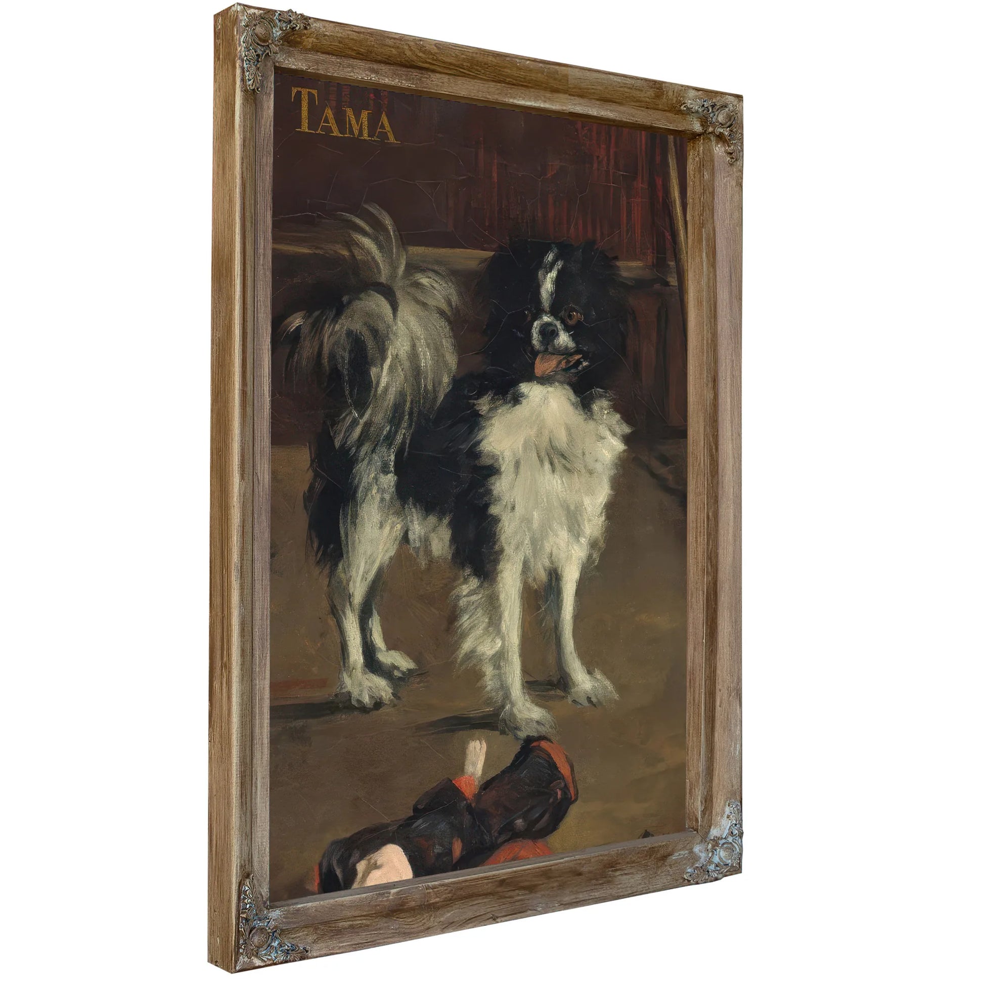 Tama, The Japanese Dog By Edouard Manet Fine Art Print