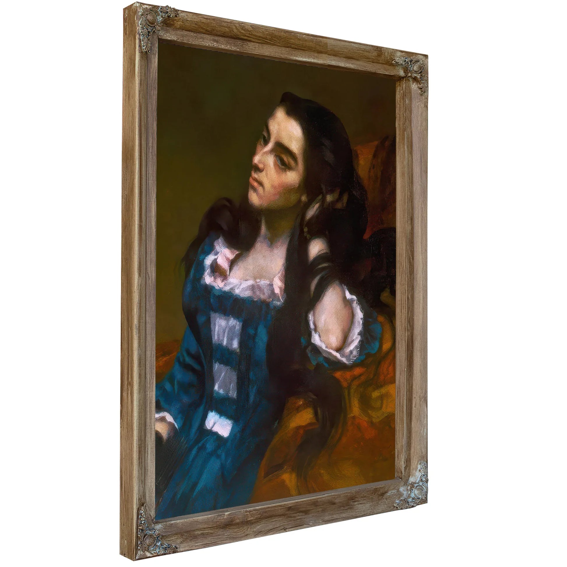 Spanish Woman By Gusave Courbet Fine Art Print