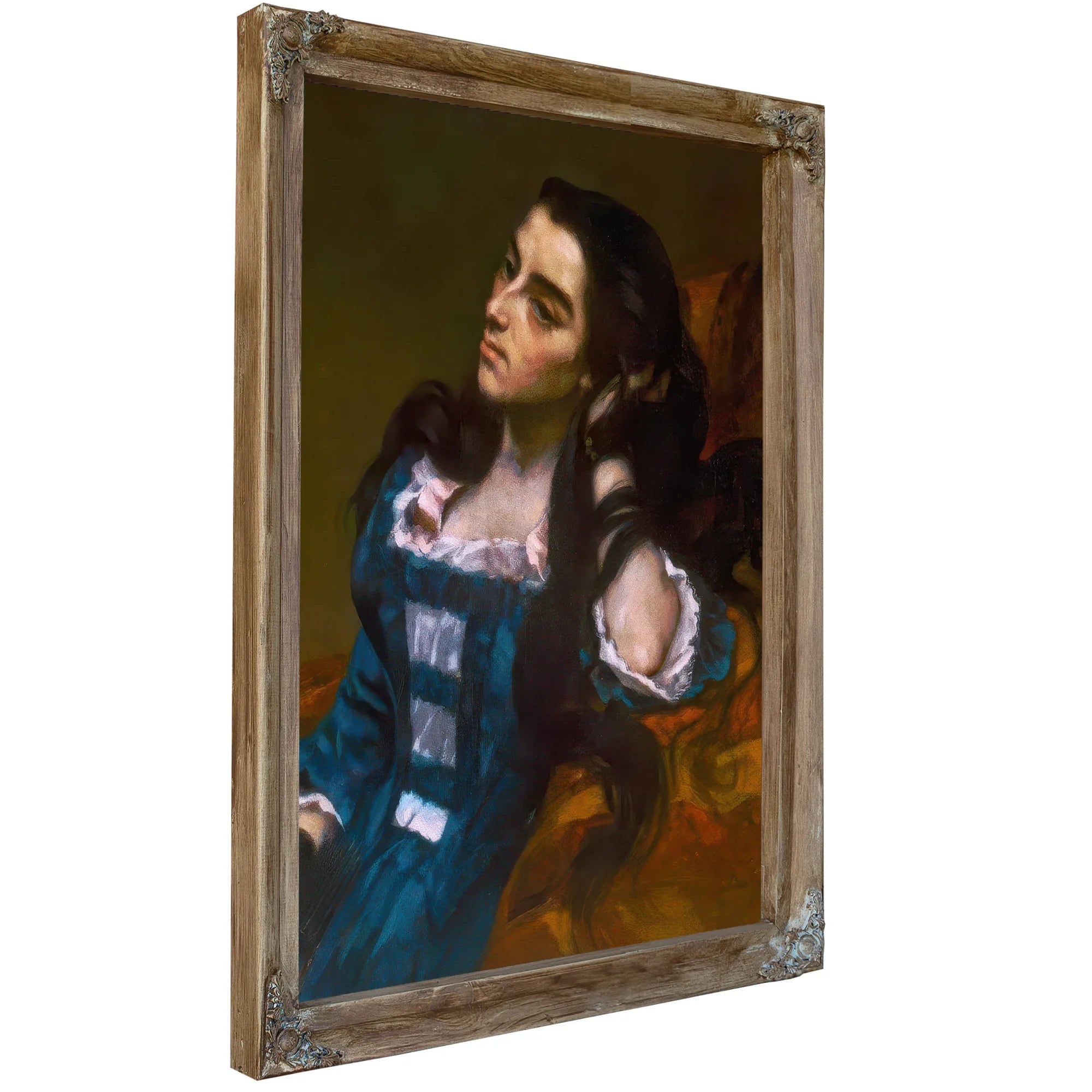 Spanish Woman By Gusave Courbet Fine Art Print