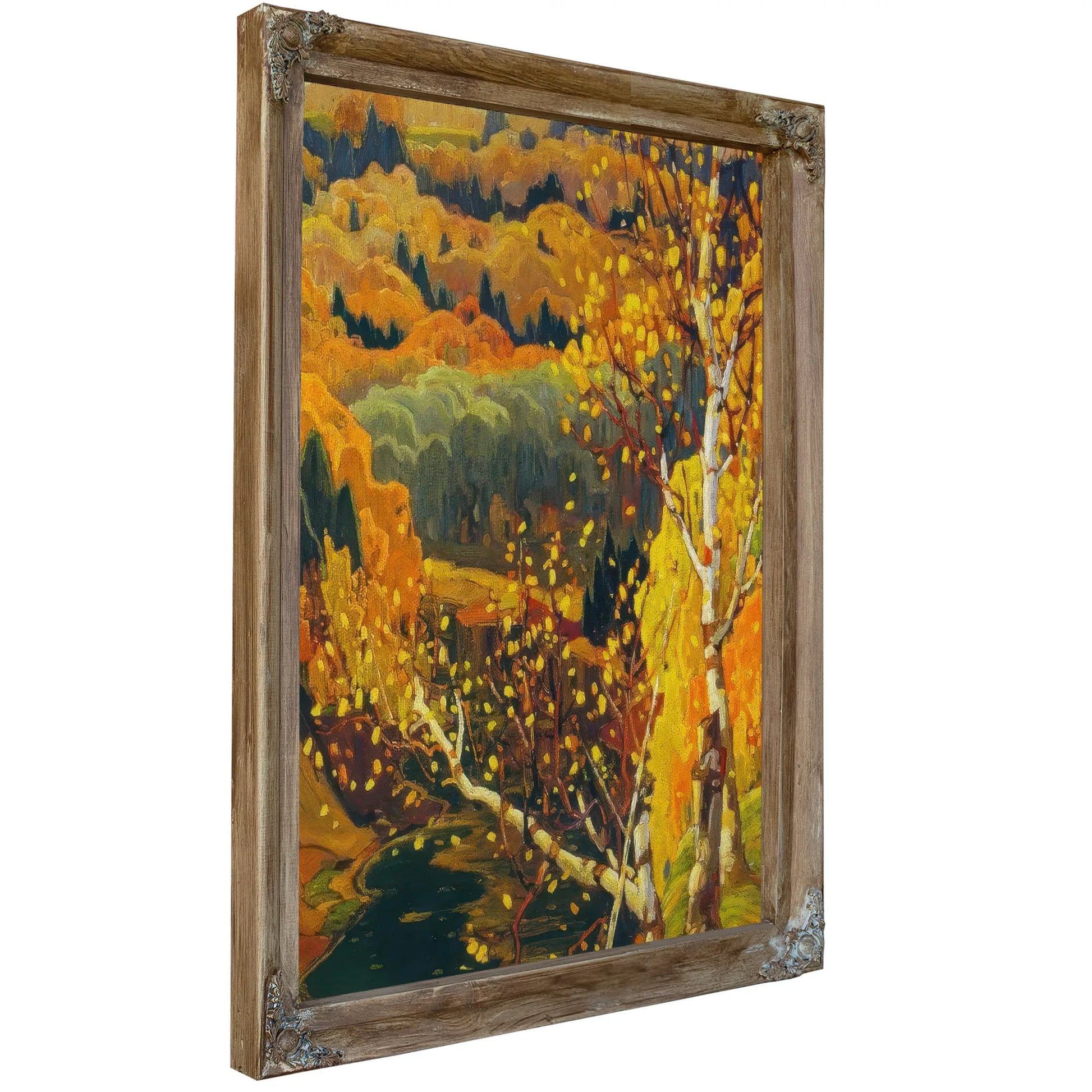 October Gold By Frank Carmichael Fine Art Print
