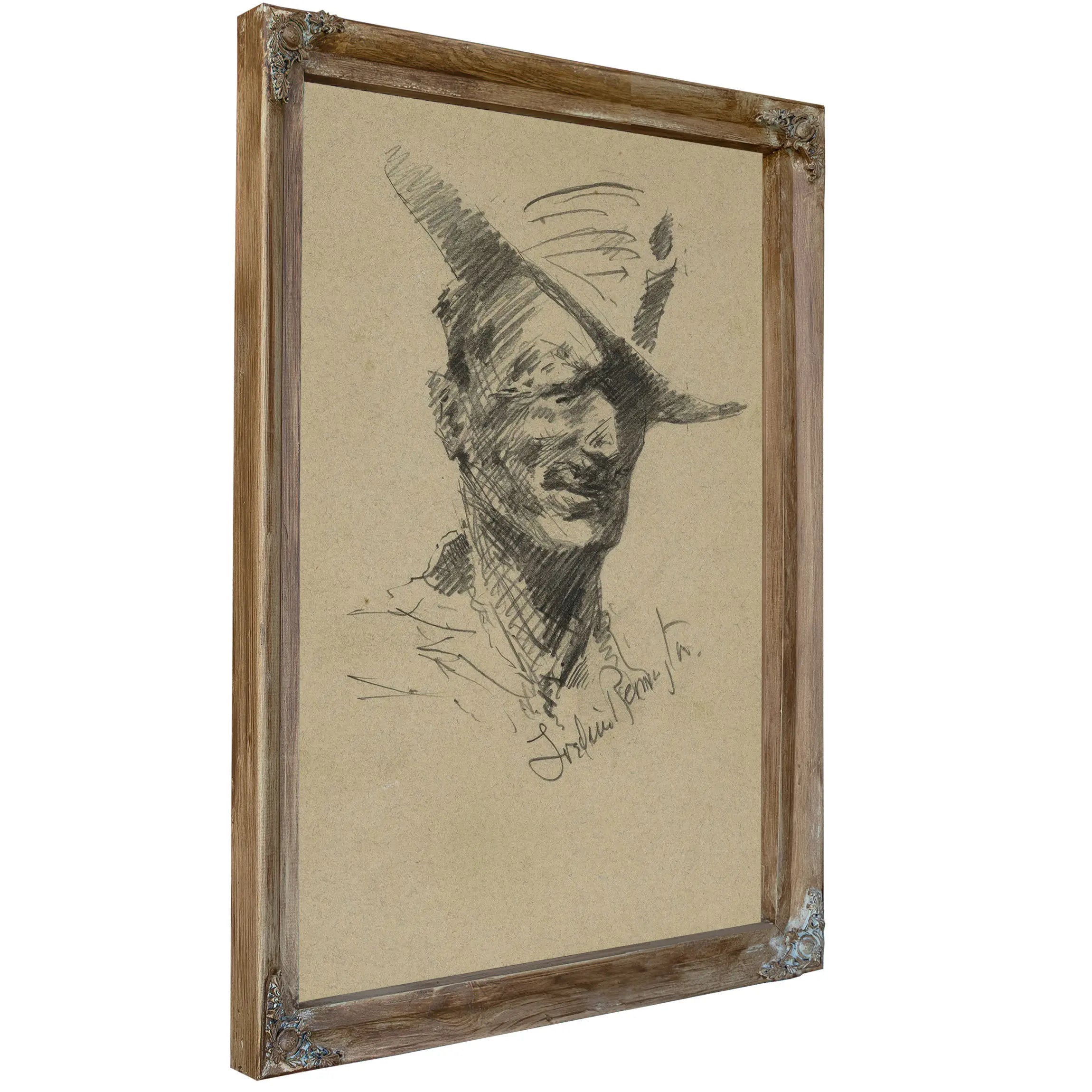 Self Portrait by Frederic Remington