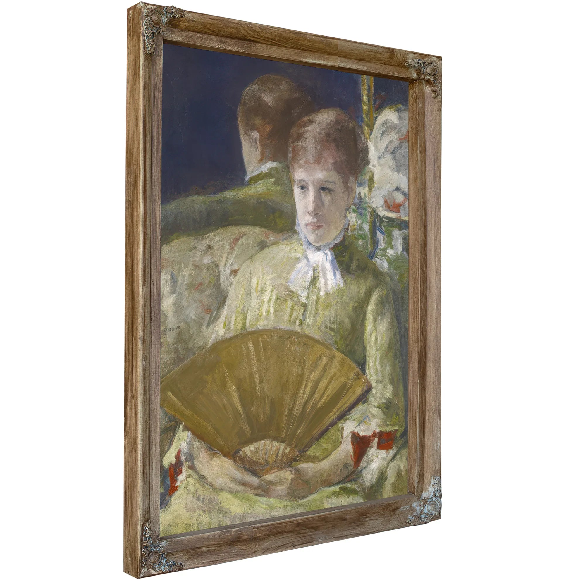 Miss Mary Ellison By Mary Cassatt Fine Art Print