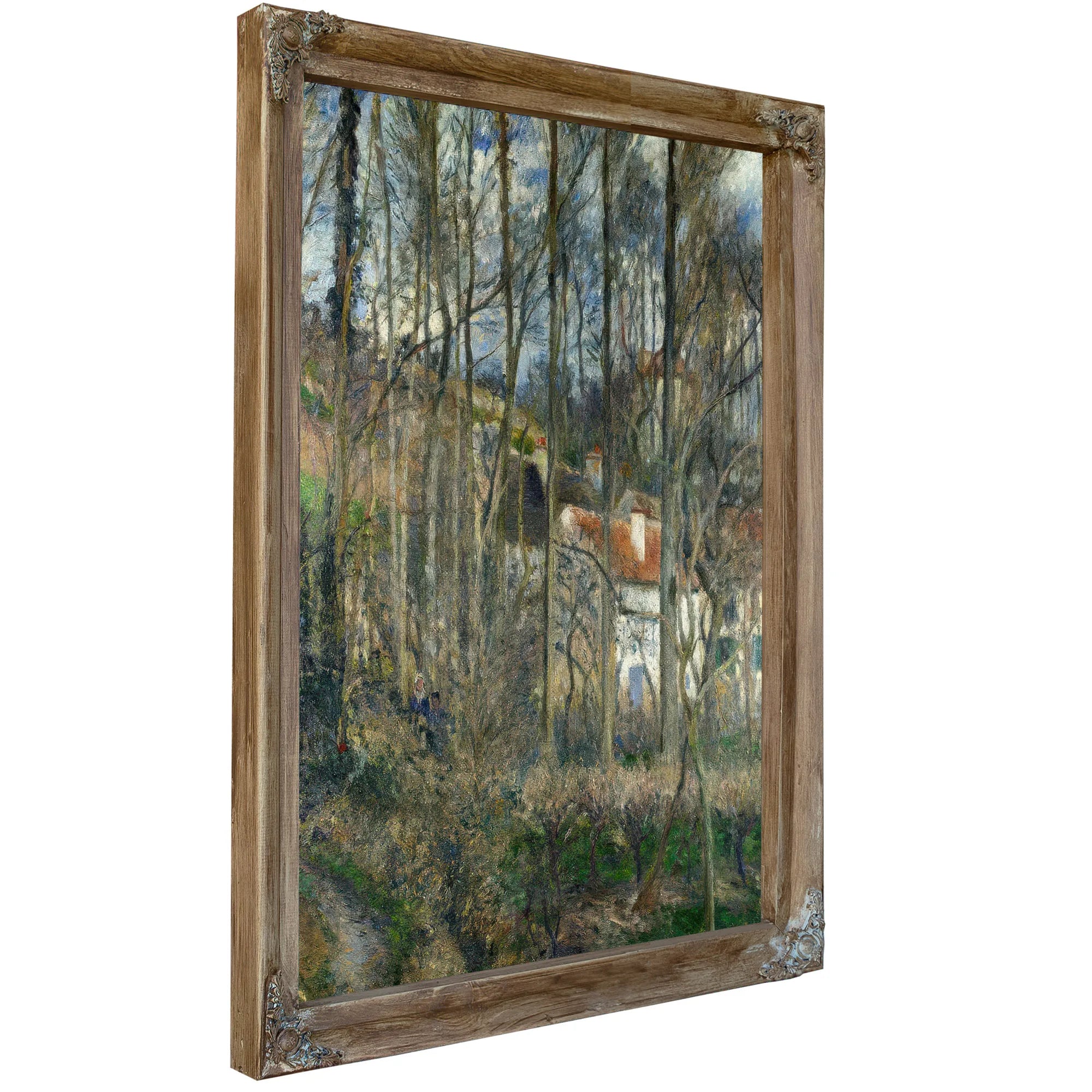 The Cote Des Boeufs At L Hermitage By Camille Pissarro Fine Art Print