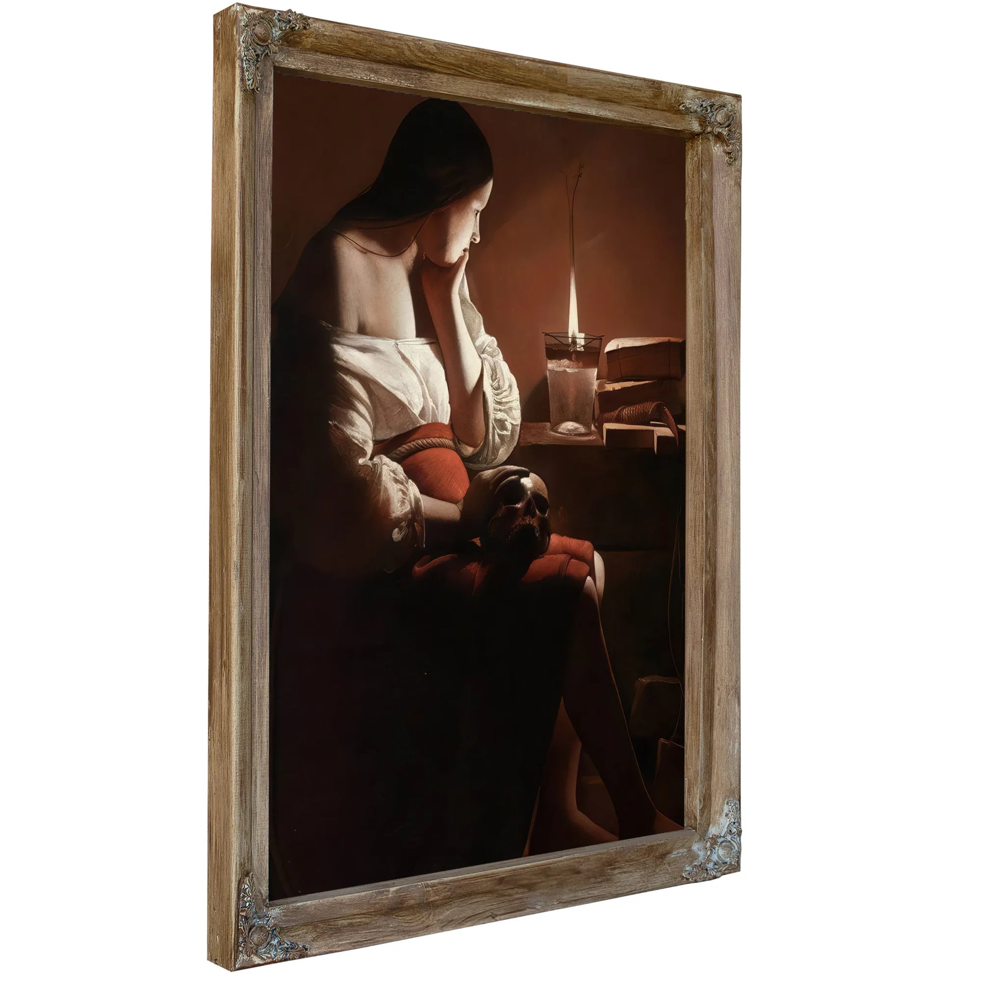 The Magdalene With The Smoking Flame 1640 By Georges De La Tour Fine Art Print