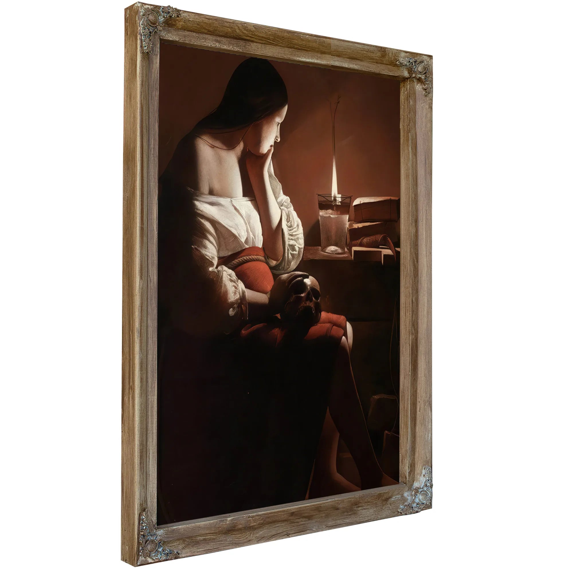 The Magdalene With The Smoking Flame 1640 By Georges De La Tour Fine Art Print