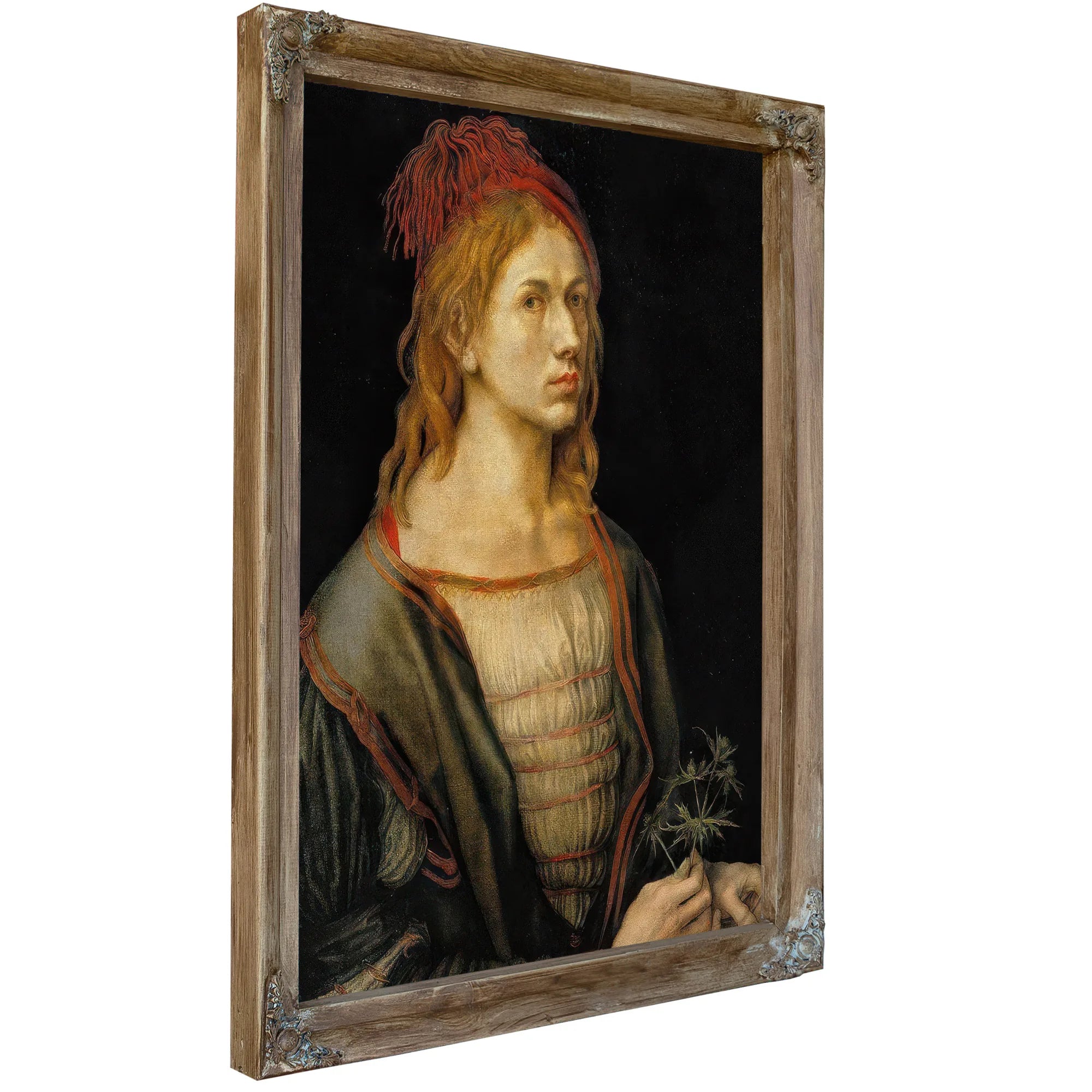 Self Portrait At Age 22 1493 By Albrecht Durer Fine Art Print