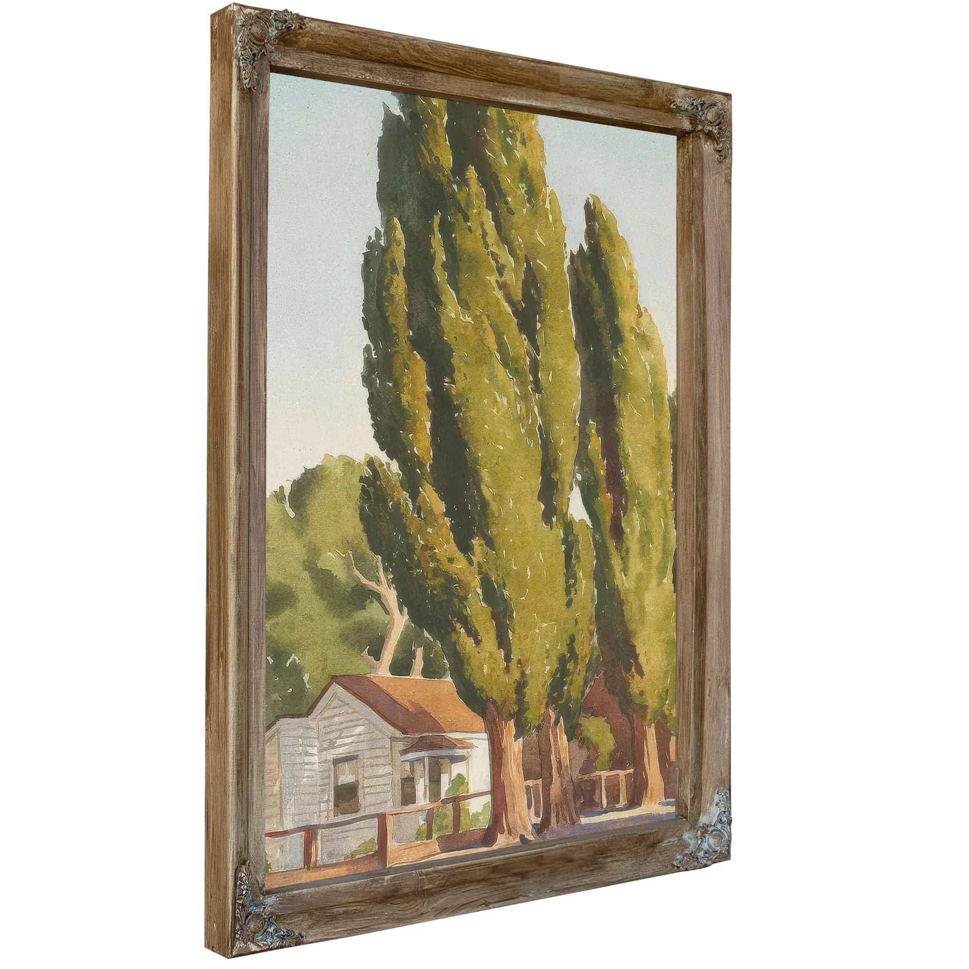 Poplars Of Carson 1937 By Maynard Dixon Fine Art Print