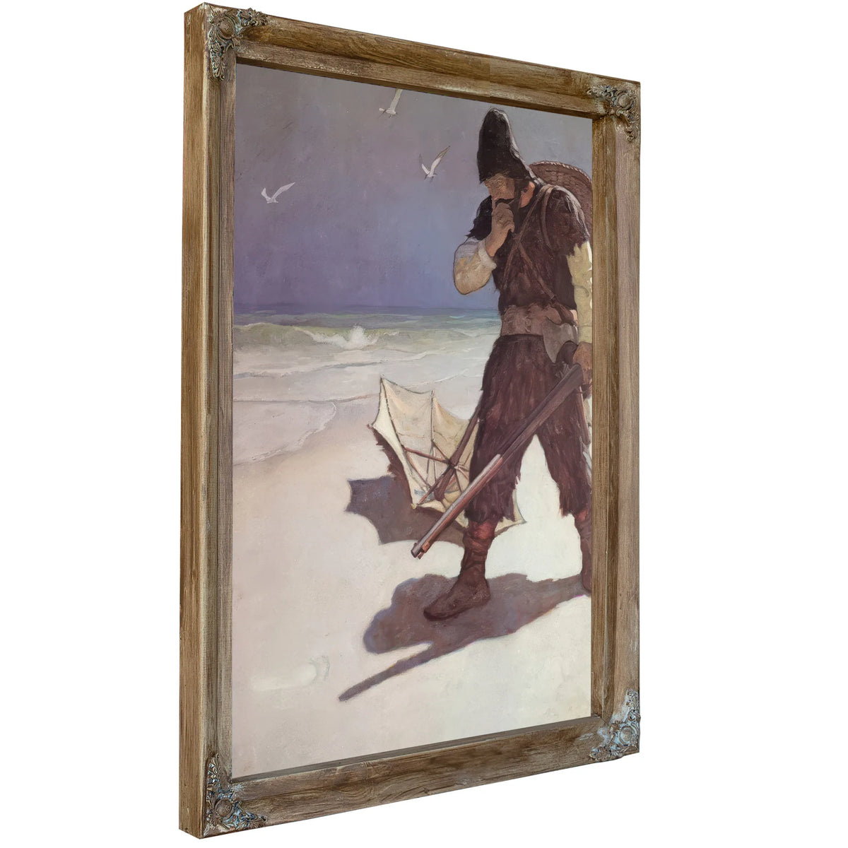 I Stood Like One Thunderstruck By NC Wyeth Fine Art Print