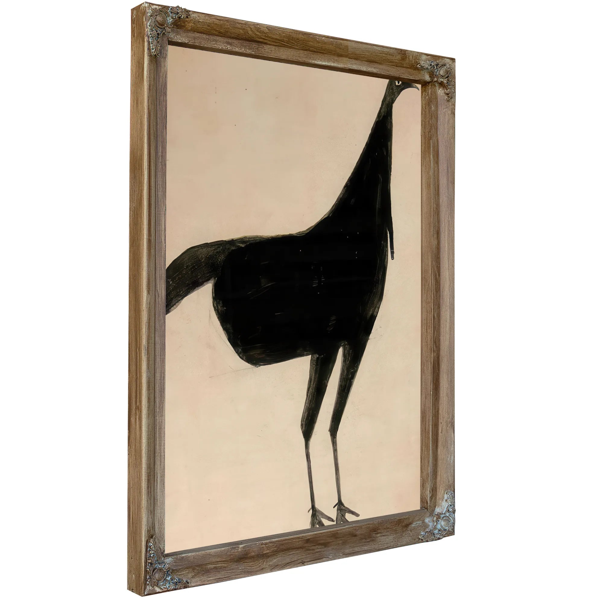 Black Turkey By Bill Traylor Fine Art Print