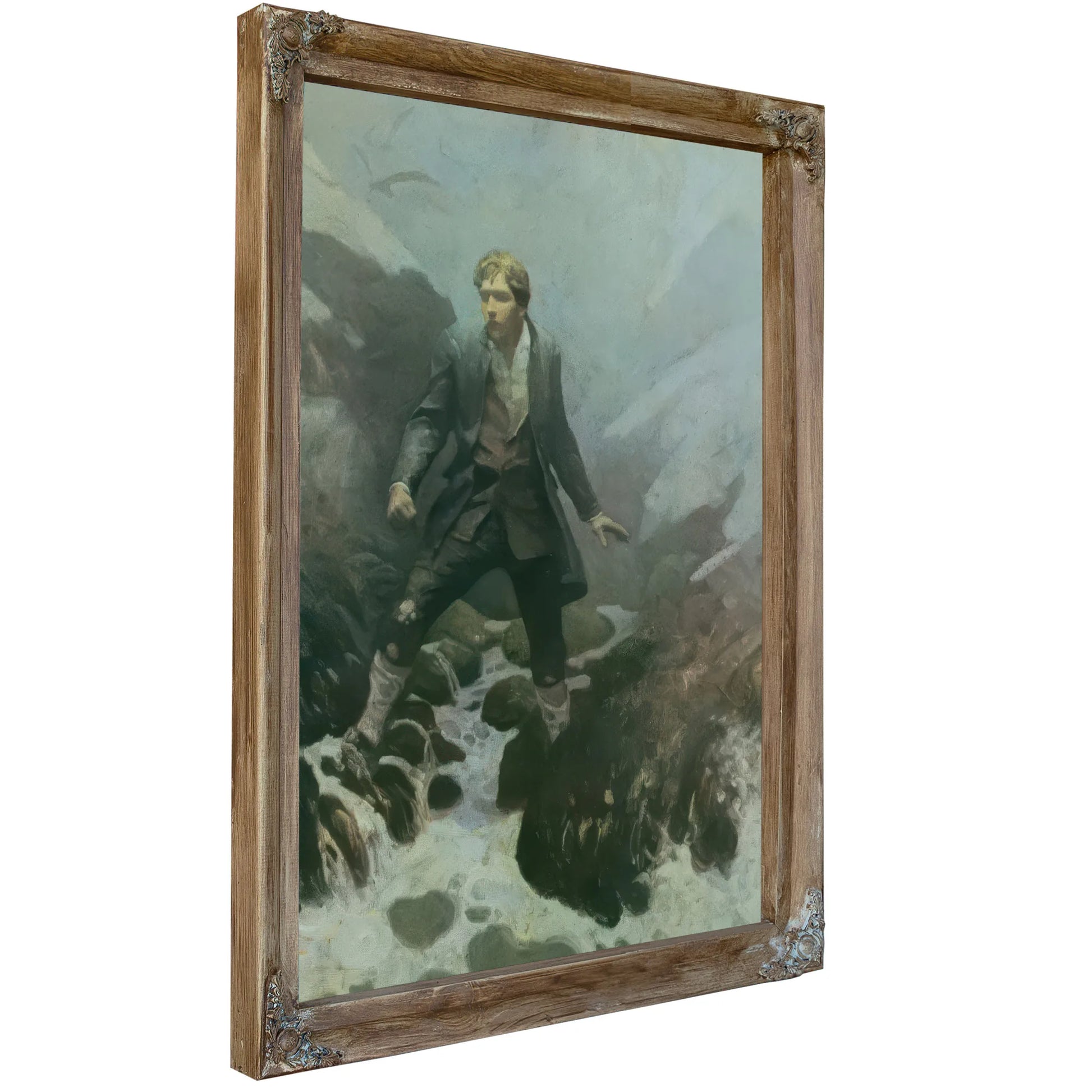 On The Isle Of Erraid By NC Wyeth Fine Art Print