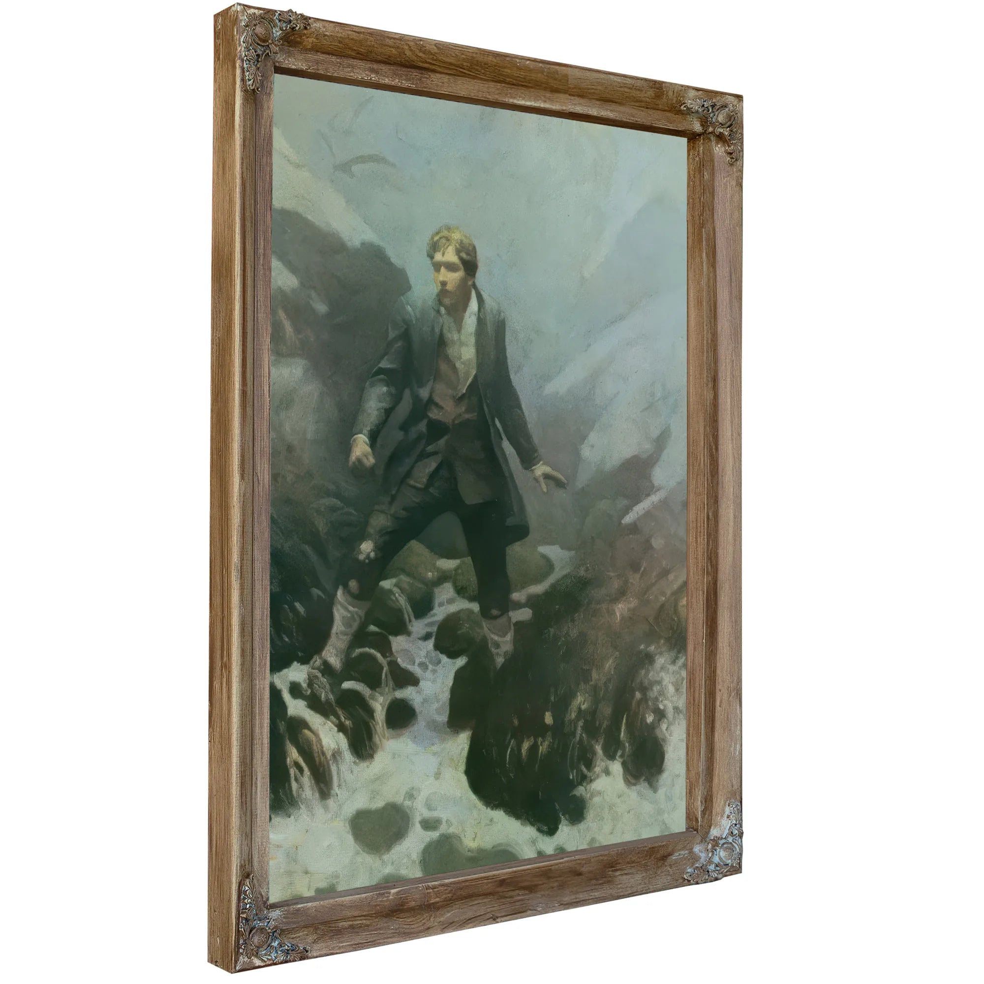 On The Isle Of Erraid By NC Wyeth Fine Art Print