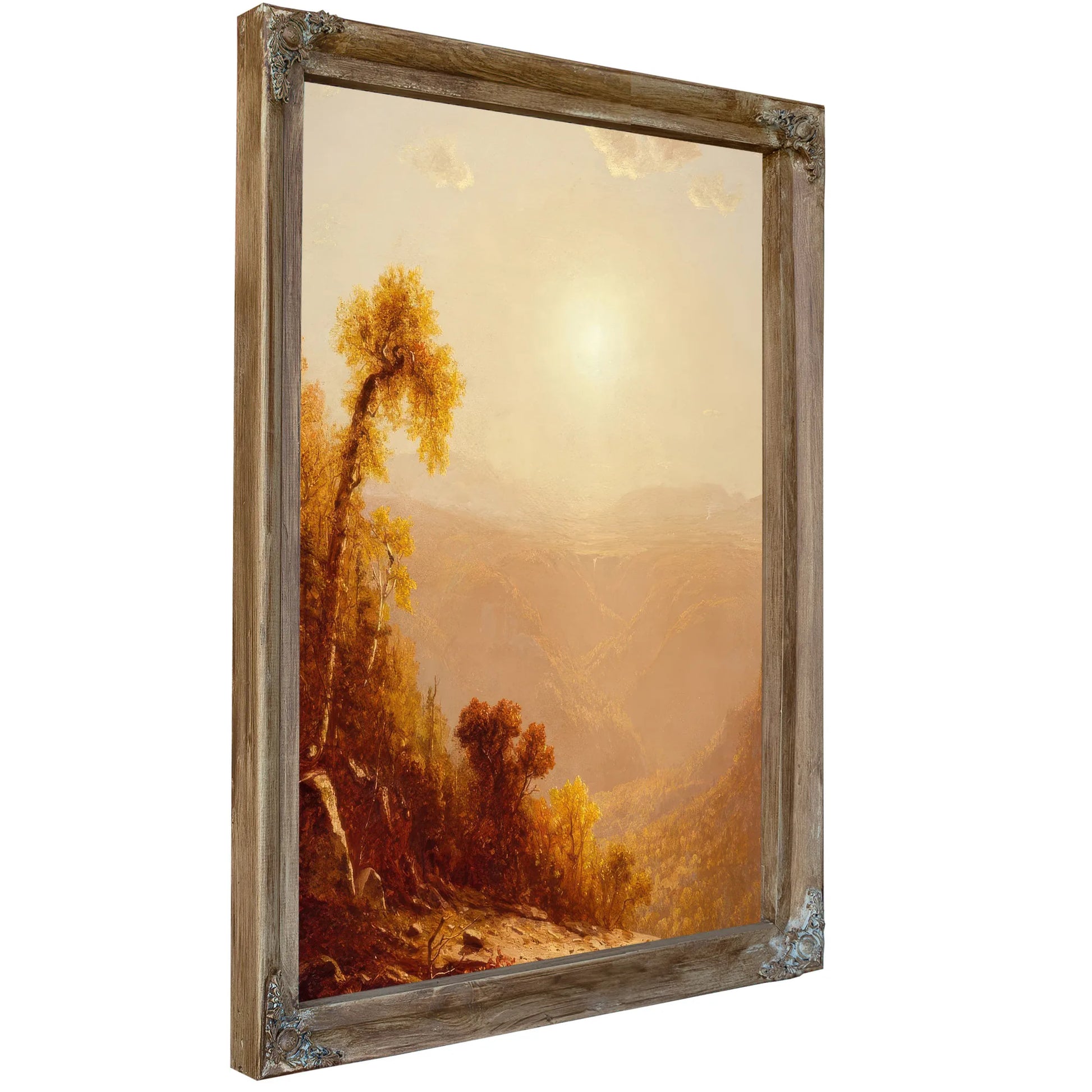 October In The Catskills By Sanford Robinson Gifford Fine Art Print