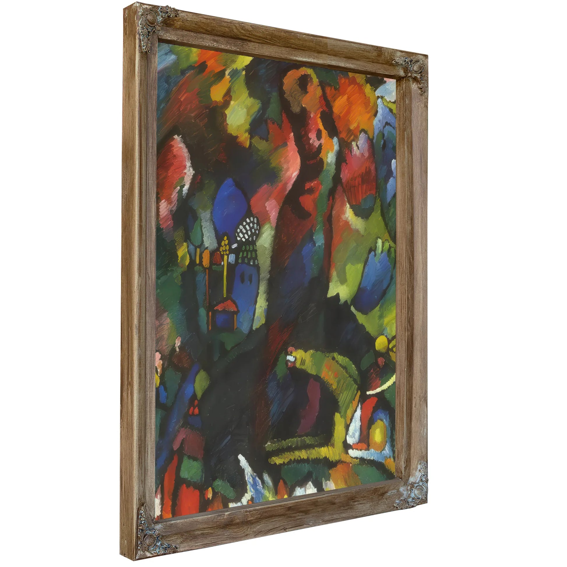 Picture With Archer 1909 By Wassily Kandinsky Fine Art Print