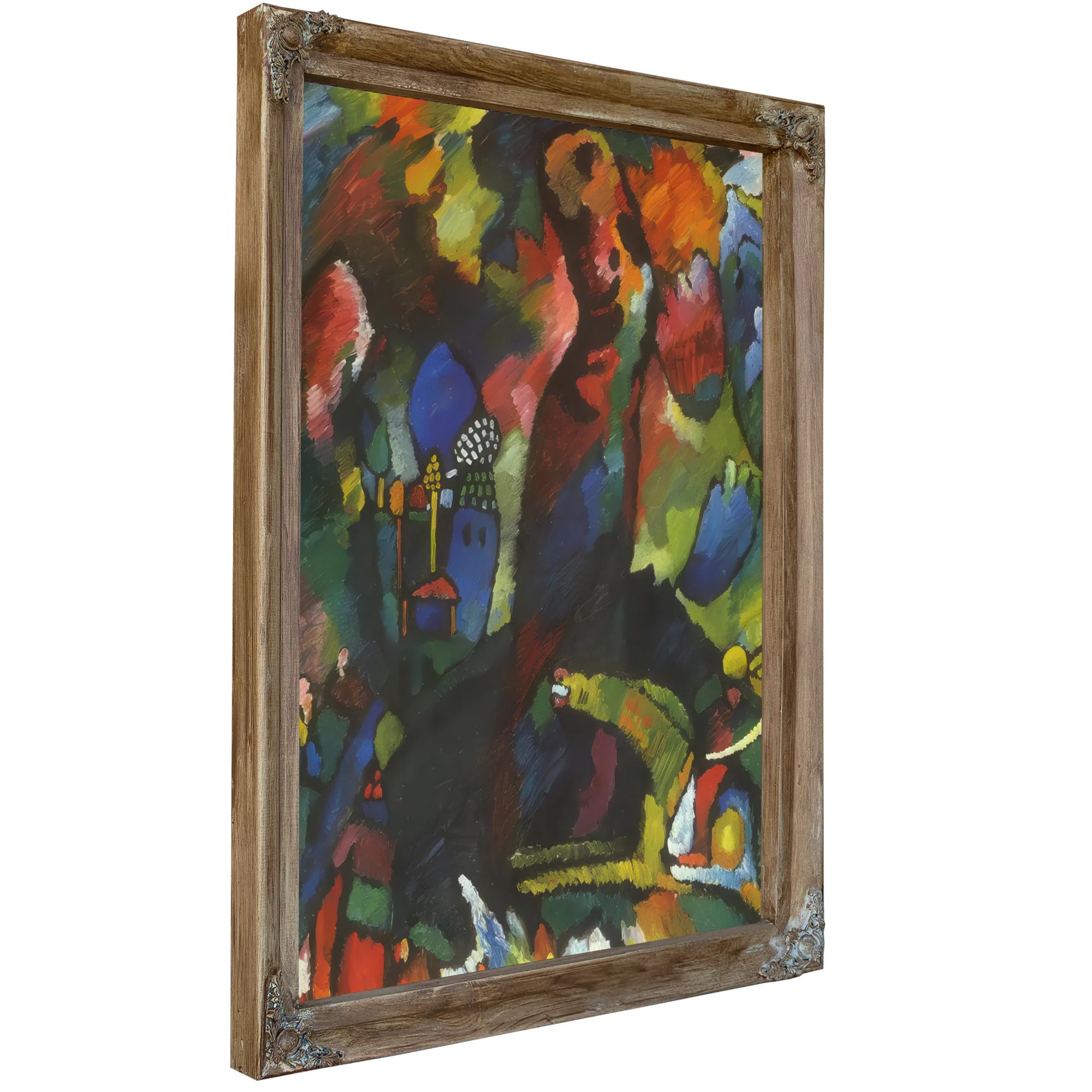 Picture With Archer 1909 By Wassily Kandinsky Fine Art Print