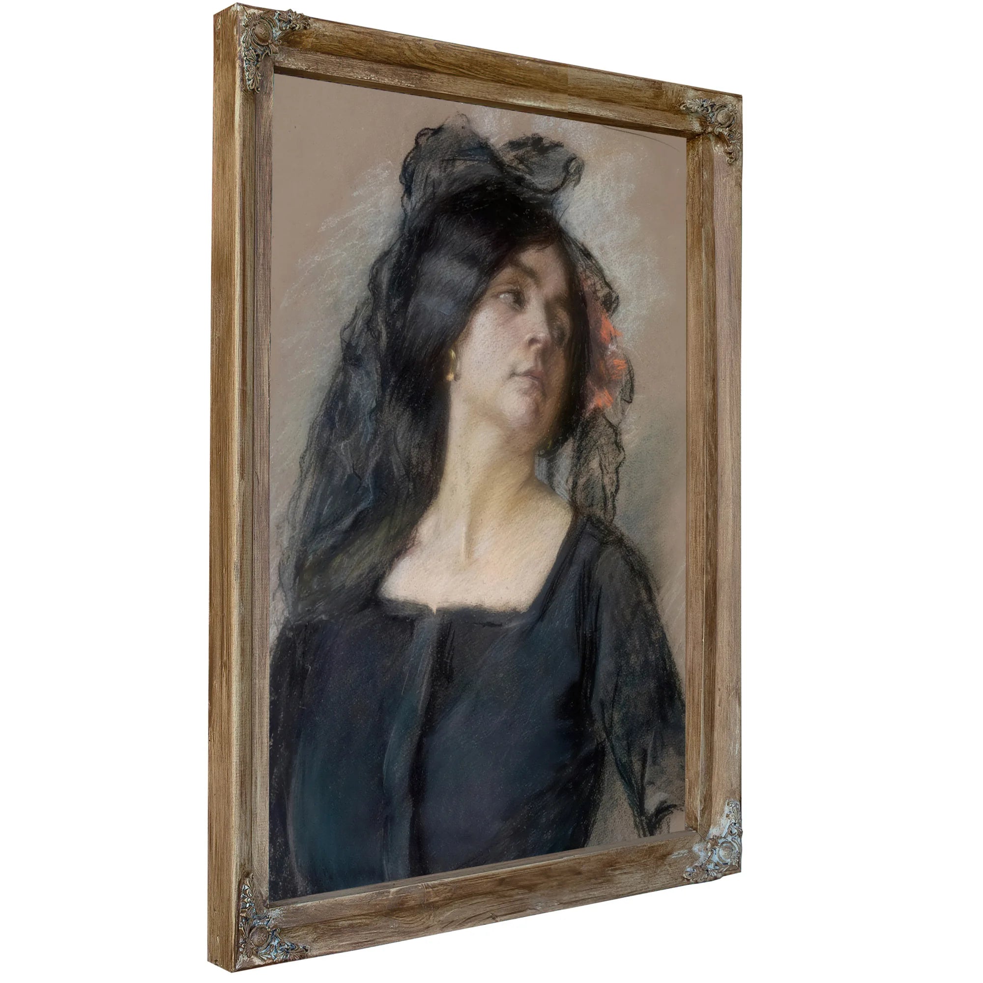 Spanish Woman By Alice Pike Barney Fine Art Print