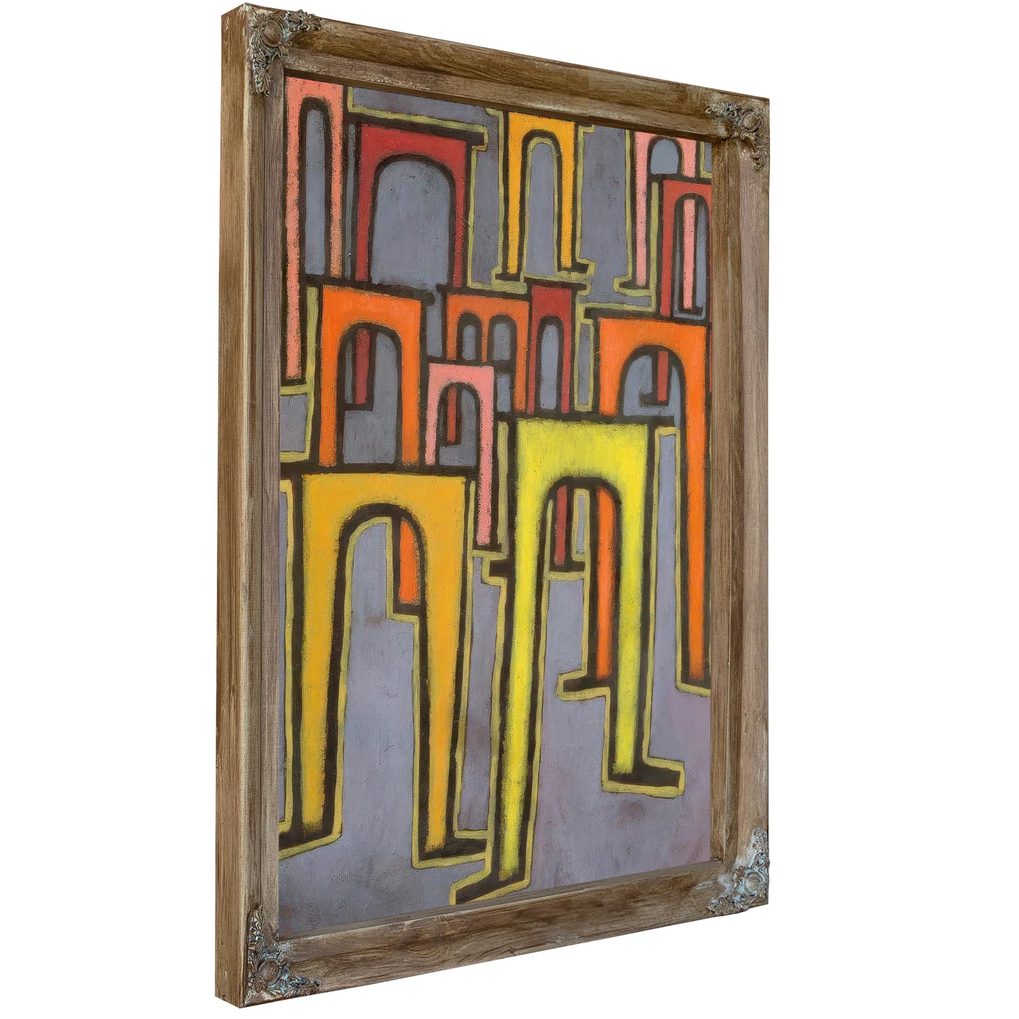 Picture Analysis By Paul Klee Fine Art Print