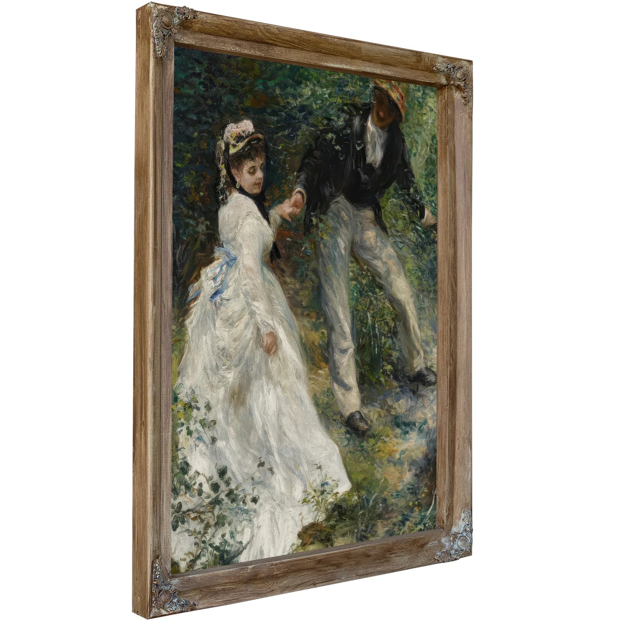 La Promenade By Pierre Auguste Renoir Fine Art Print