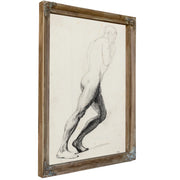Studie Til Samsons Ben Til Museets Billede Samson Hos Filistrene by Carl Bloch