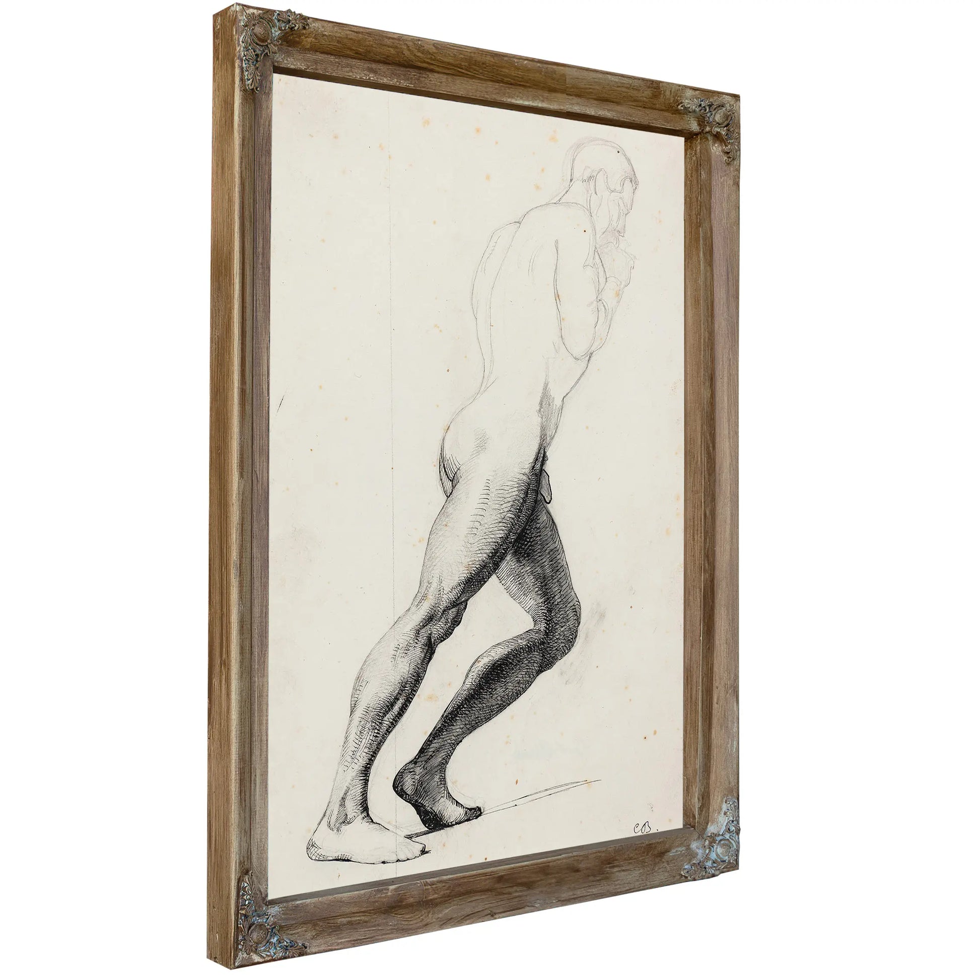 Studie Til Samsons Ben Til Museets Billede Samson Hos Filistrene by Carl Bloch