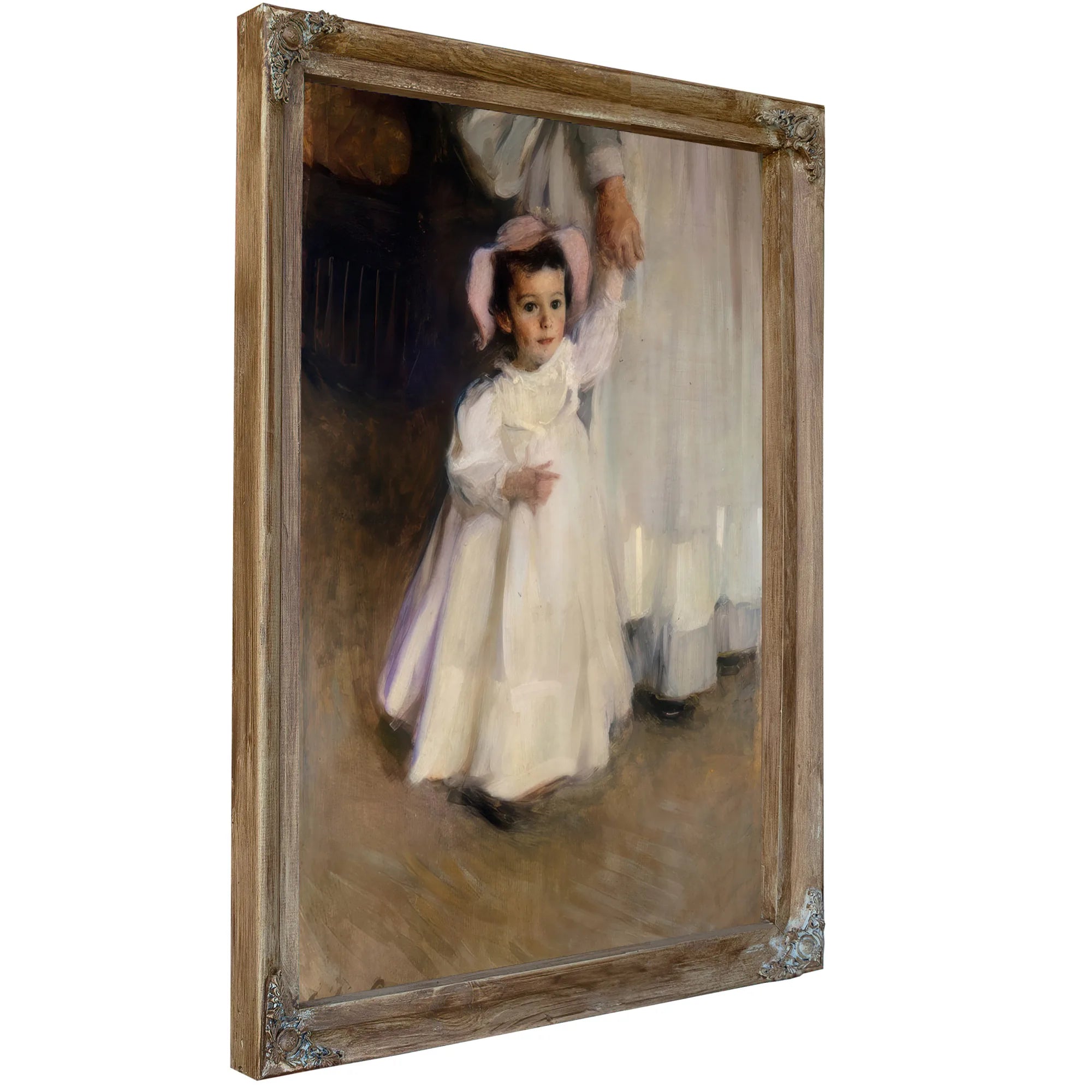 Ernesta Child With Nurse 1894 By Cecilia Beaux Fine Art Print