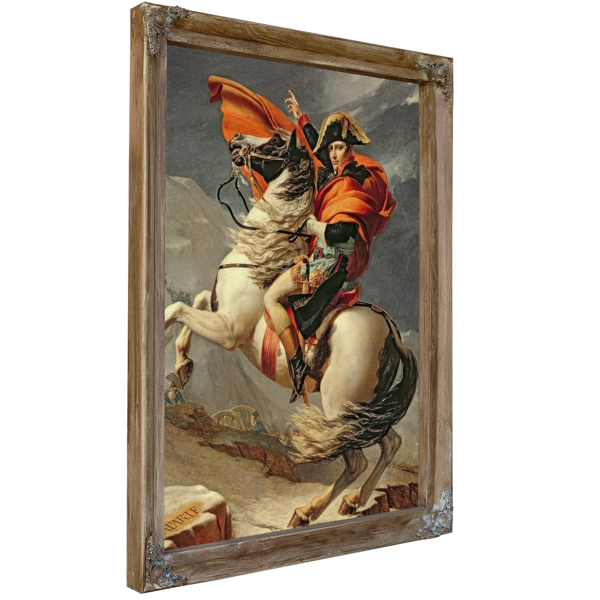 Napoleon Crossing The Alps On 20Th May 1800 1 By Jacques Louis David Fine Art Print