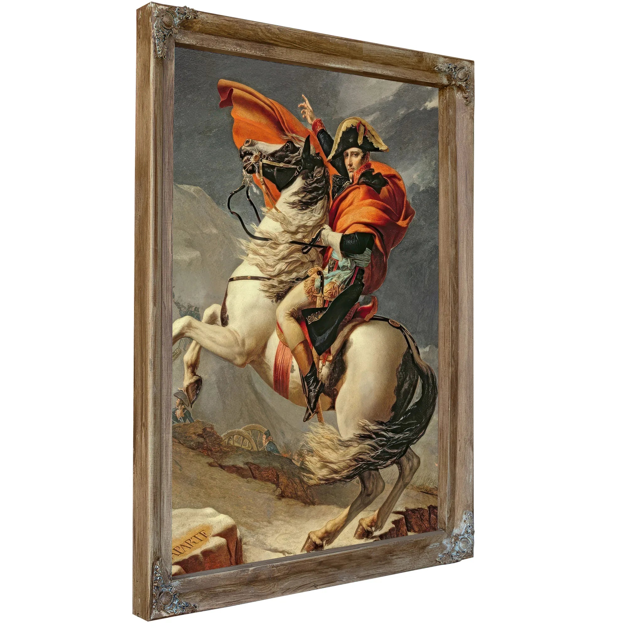 Napoleon Crossing The Alps On 20Th May 1800 1 By Jacques Louis David Fine Art Print