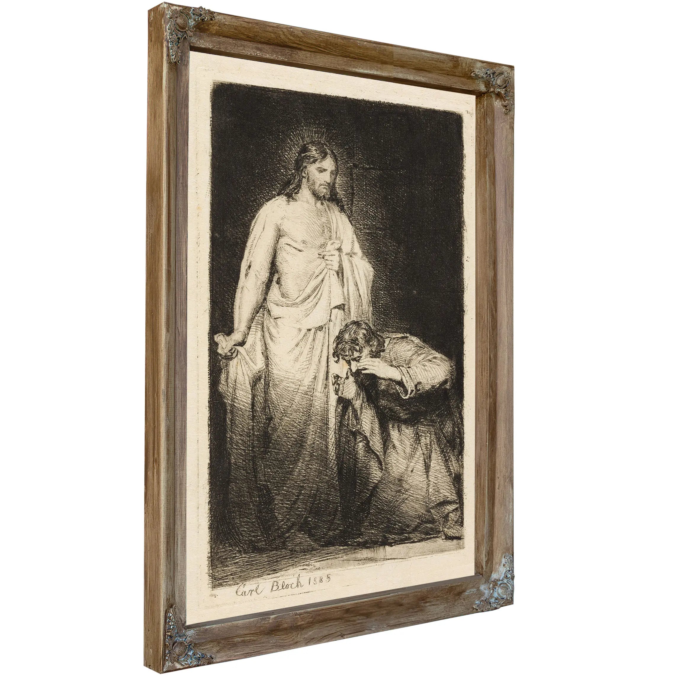 Christ And The Doubting Thomas 4 by Carl Bloch