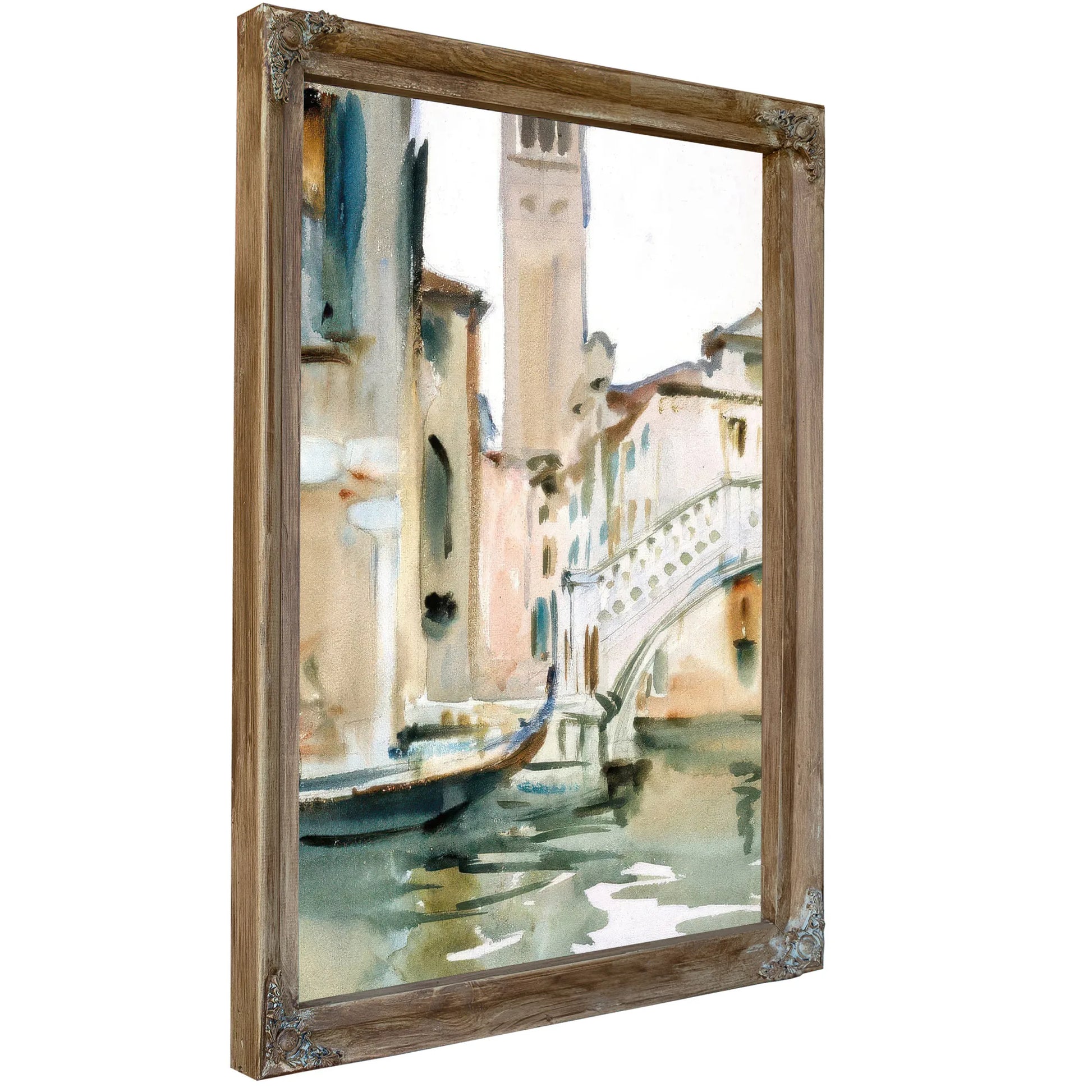 Bridge And Campanile, Venice By John Singer Sargent Fine Art Print