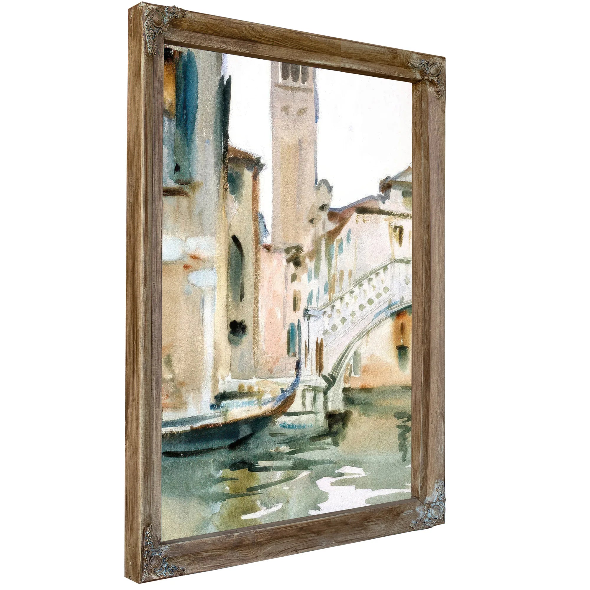 Bridge And Campanile, Venice By John Singer Sargent Fine Art Print