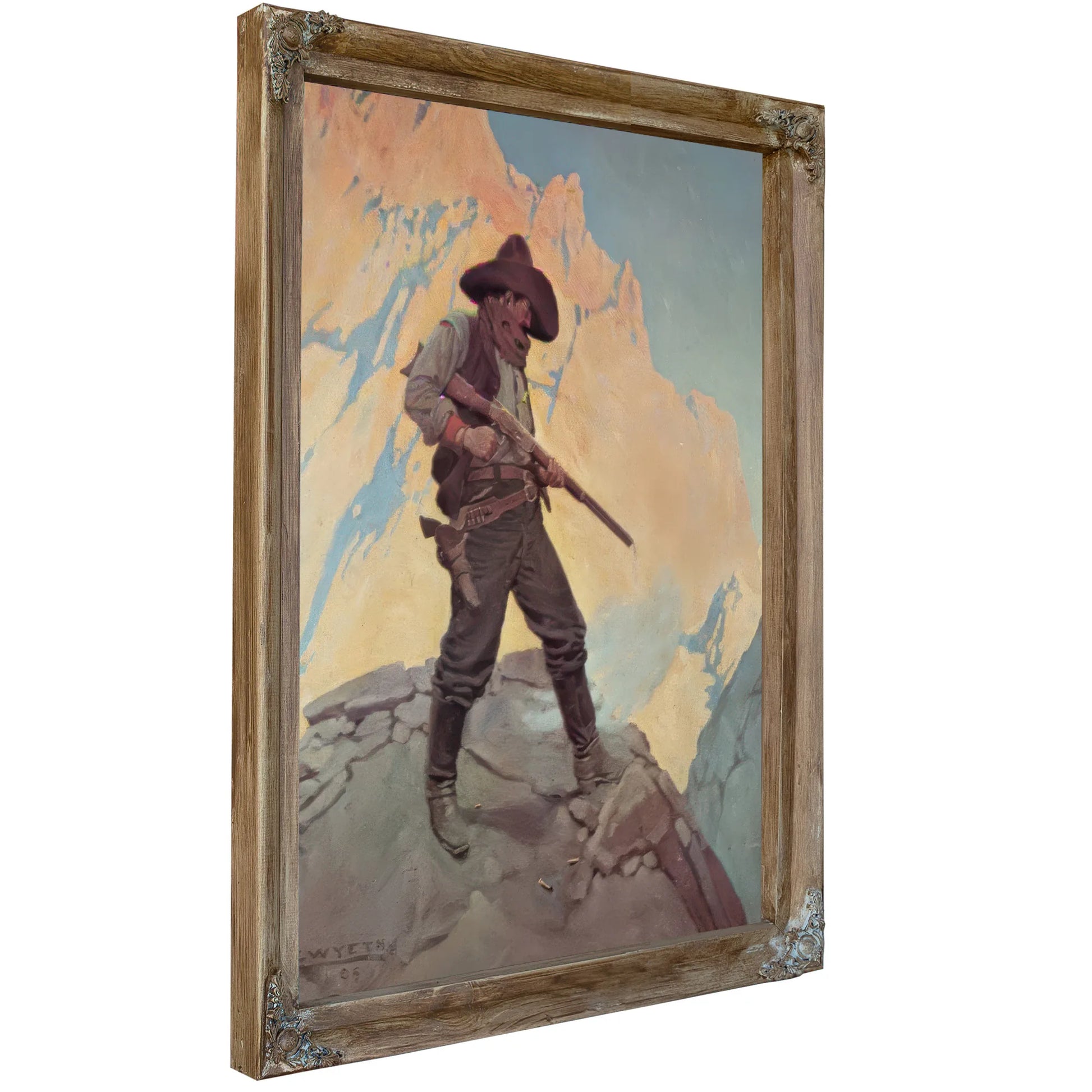The Last Stand By NC Wyeth Fine Art Print