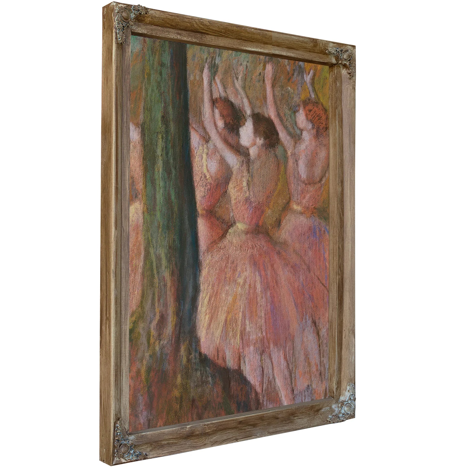 Dancers In Rose By Edgar Degas Fine Art Print